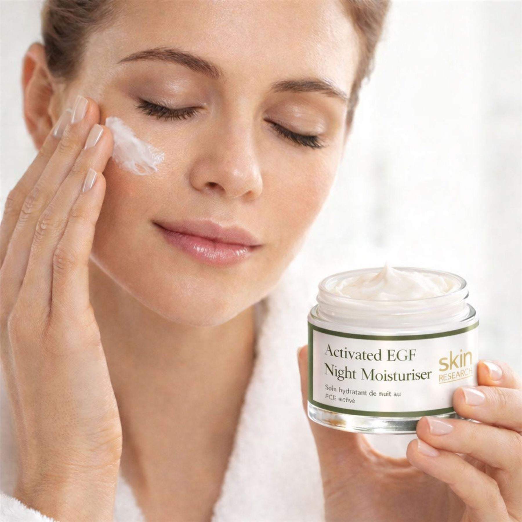 Crème de nuit anti-âge à l'EGF activé 50 ml