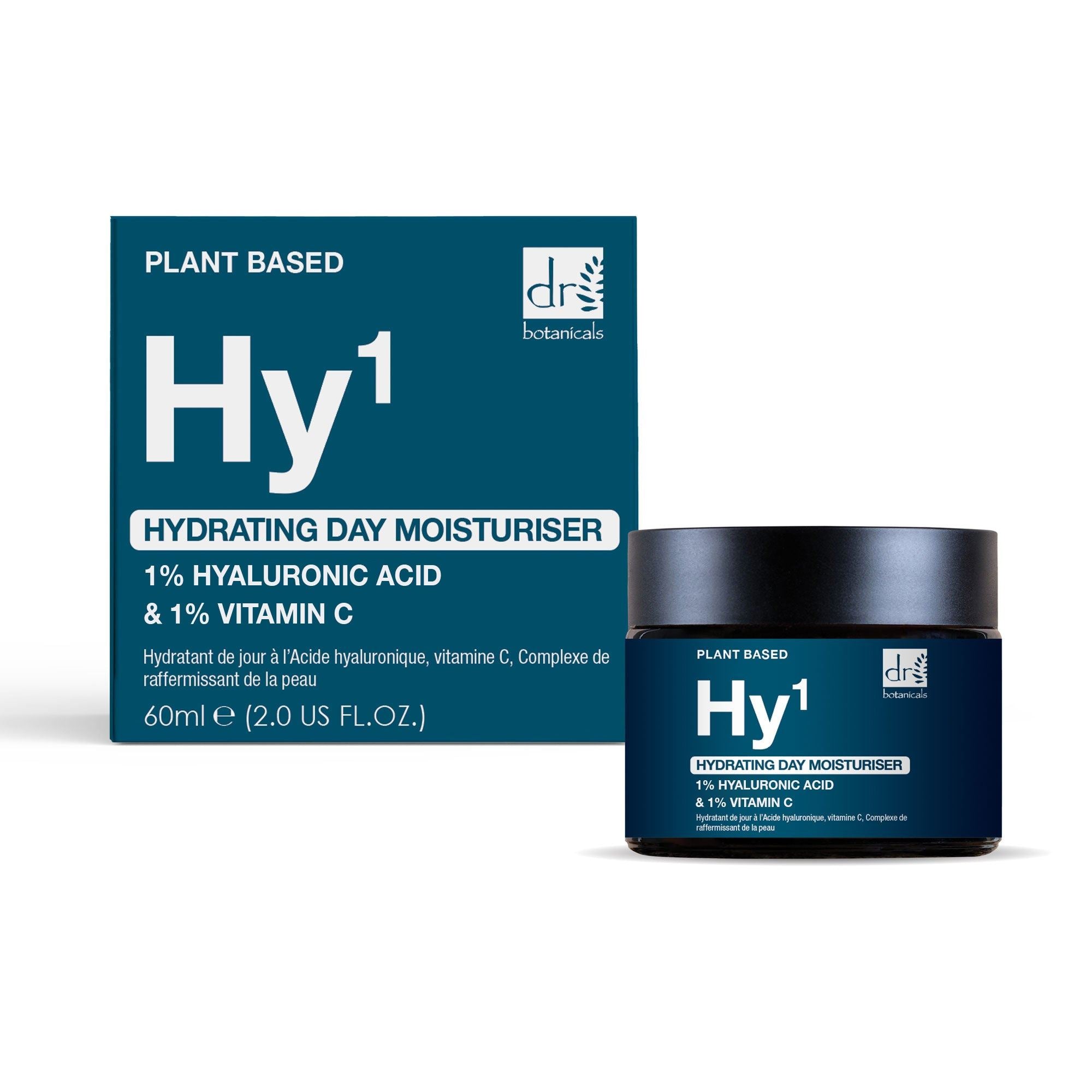 Kit de soin hydratant de jour et sérum contour des yeux à l'acide hyaluronique anti-âge