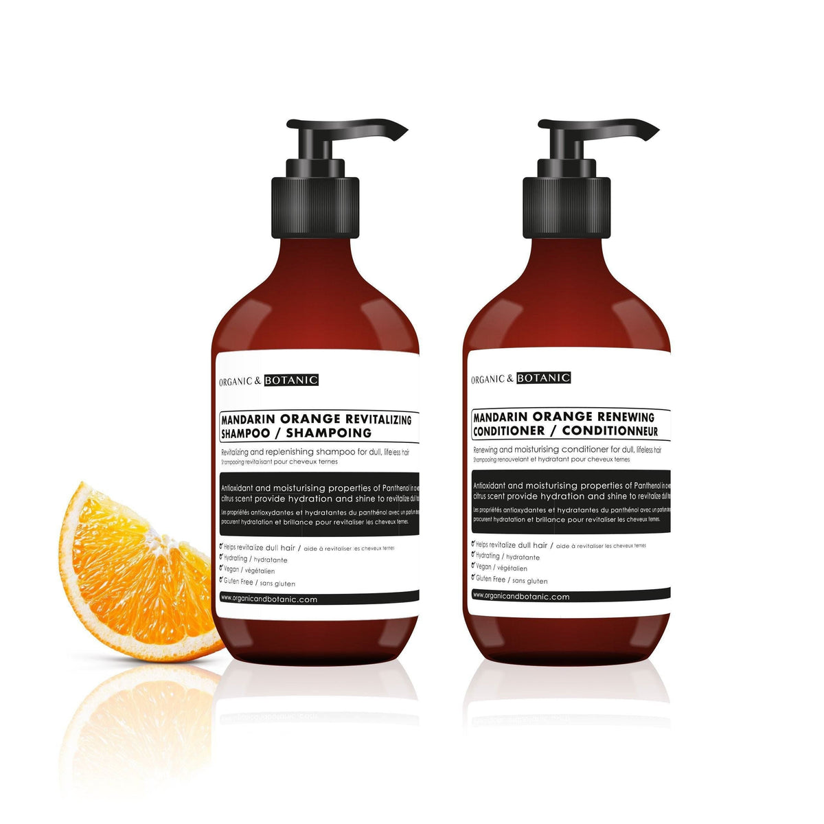 Mandarin Orange Nourishing Shampoo & Conditioner Kit - skinChemists