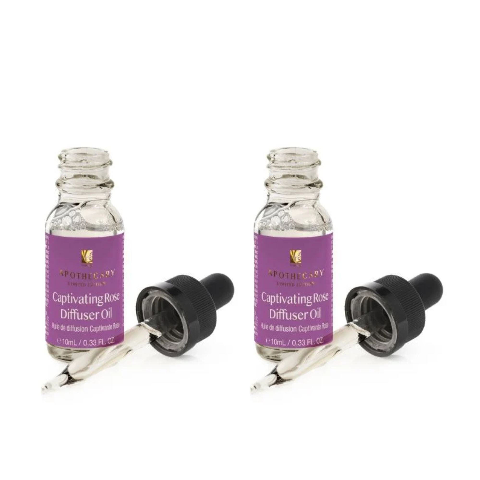 Bezauberndes Rosen-Diffusoröl 10 ml Doppel-Sparpackung