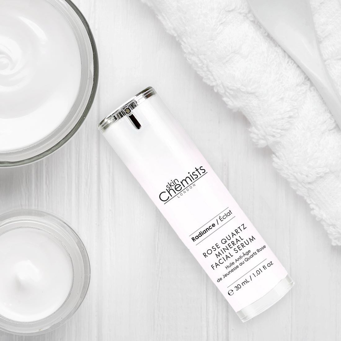 skinChemists Rose Quartz Mineral Facial Serum 30ml Twin Savings Pack - skinChemists