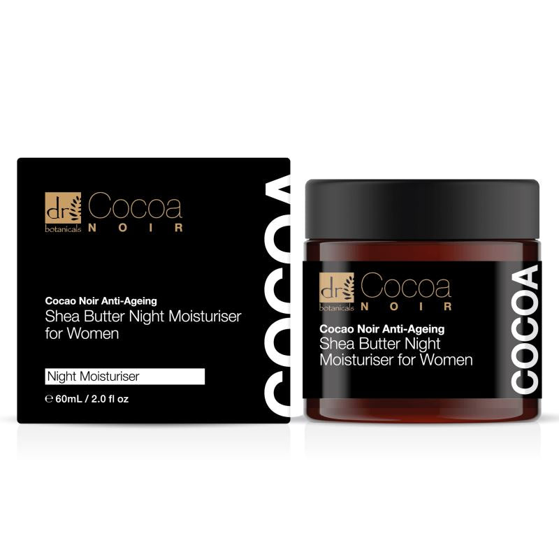 Cocoa Noir Anti-Ageing Shea Butter Night Moisturiser 60ml - skinChemists