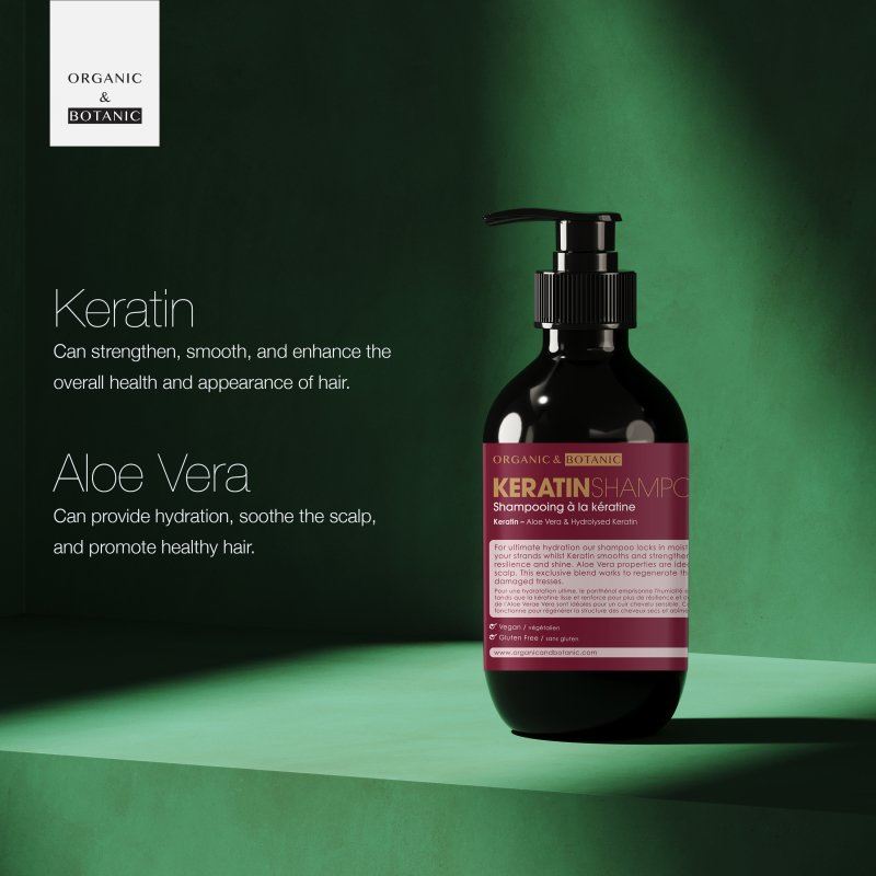 Shampoing à la kératine 500 ml