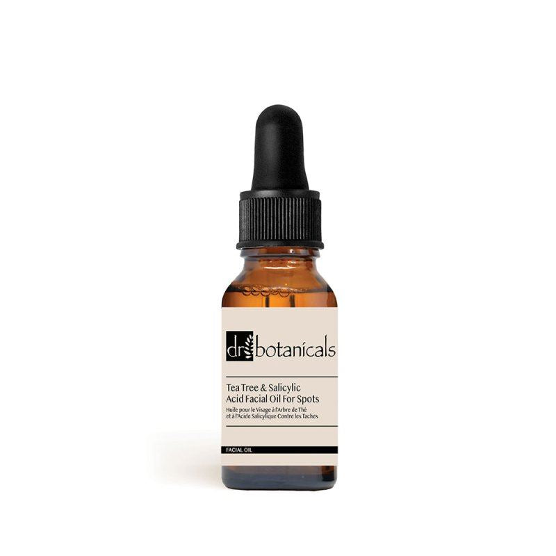 Huile visage anti-imperfections à base d'eucalyptus, d'arbre à thé et d'acide salicylique 15 ml
