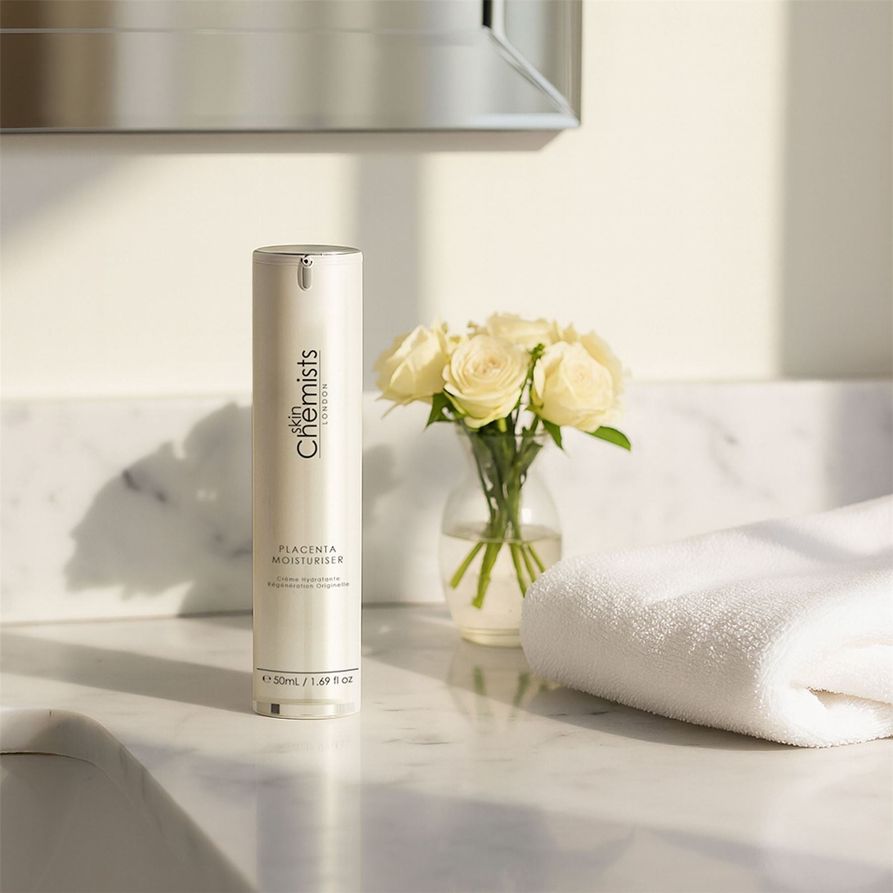 Crème hydratante anti-âge au placenta 50 ml