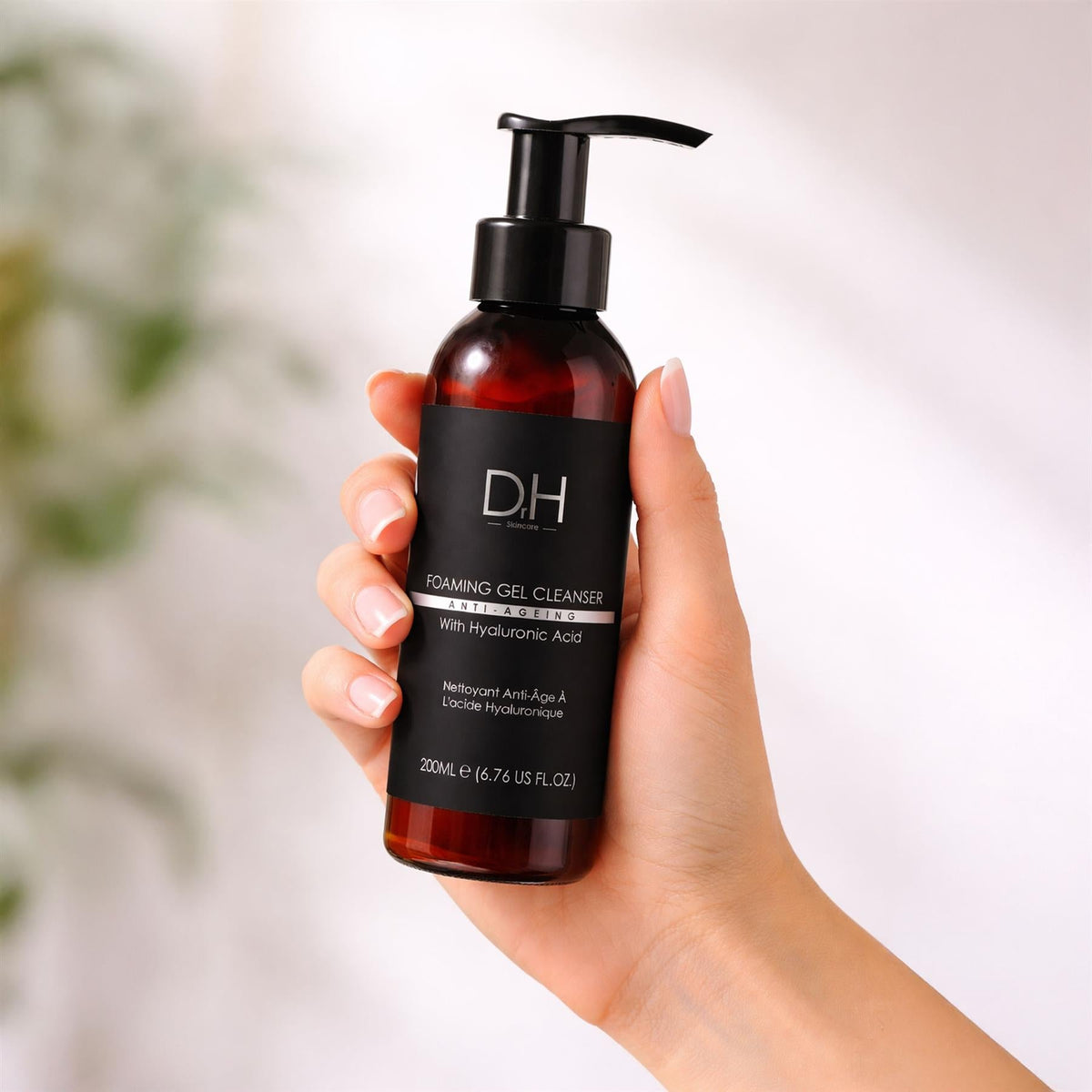 Schaumendes Anti-Aging-Reinigungsgel mit Hyaluronsäure 200ml