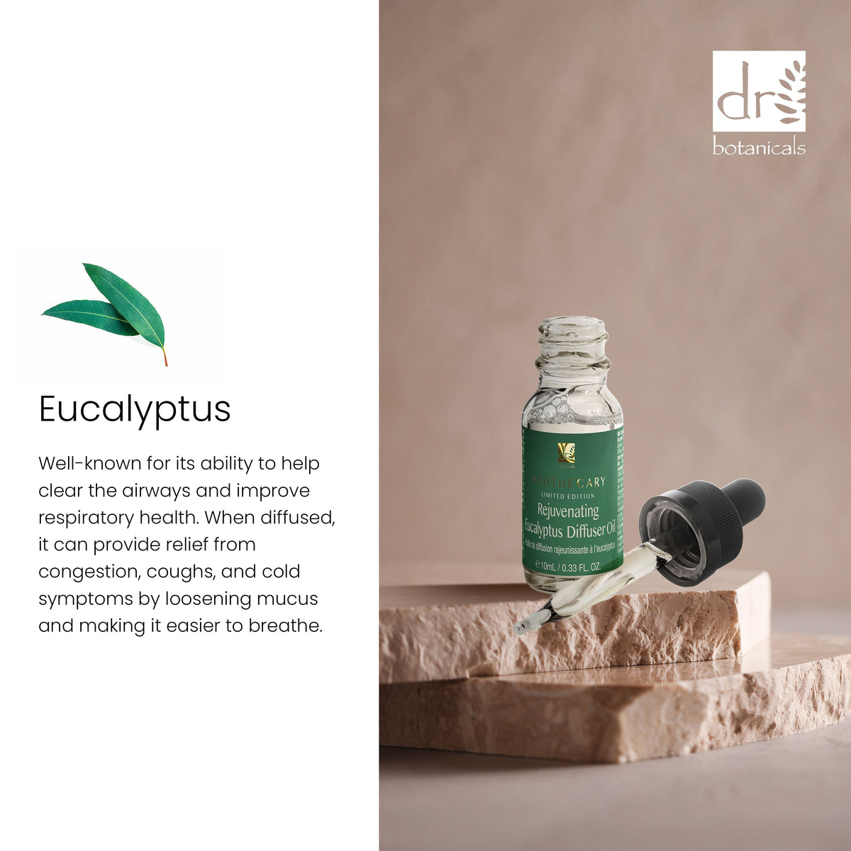 Dr Botanicals Premium 5 In 1 Aromatherapy Rejuvenating Eucalyptus Diffuser Kit - skinChemists