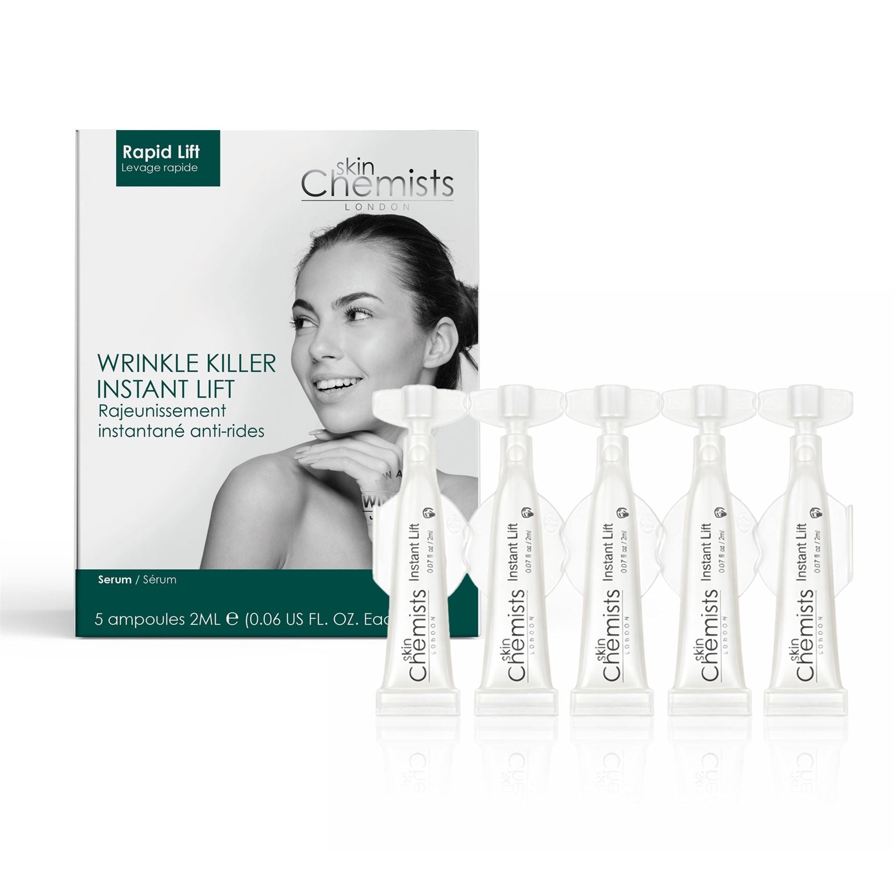 Soin anti-rides effet lifting instantané 5 x 2 ml