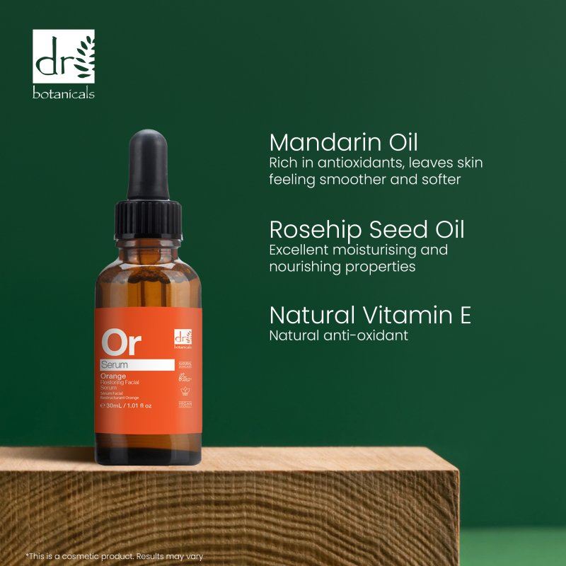 Sérum visage réparateur à l'orange 30 ml