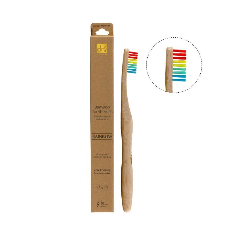 Kit de brosse à dents en bambou vibrant