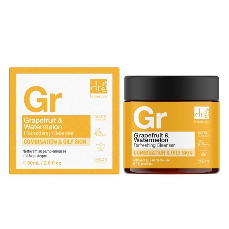 Erfrischendes Reinigungsgel mit Grapefruit und Wassermelone, 60 ml