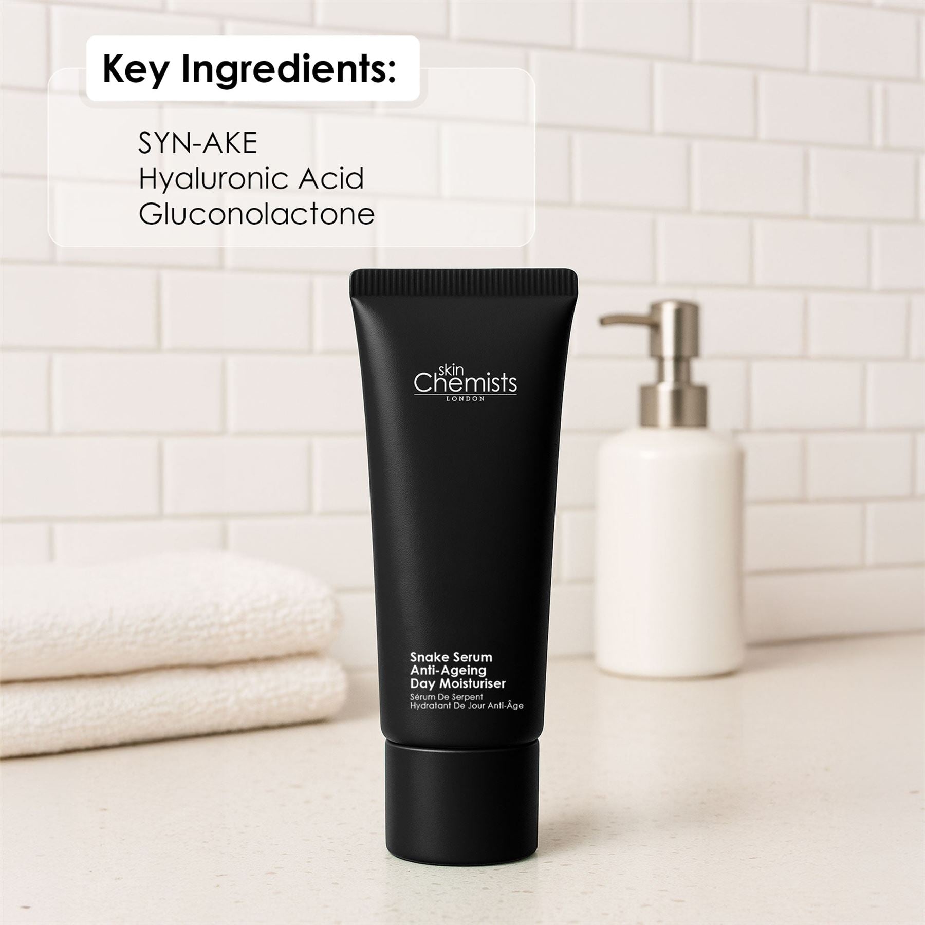 sérum de jour anti-âge au serpent skinChemists 50 ml