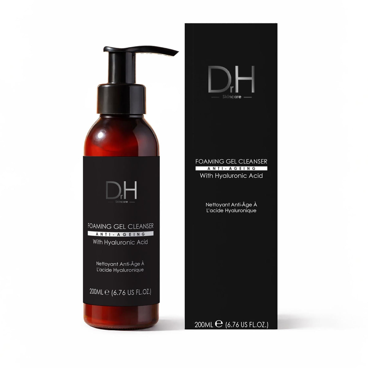 Schaumendes Anti-Aging-Reinigungsgel mit Hyaluronsäure 200ml