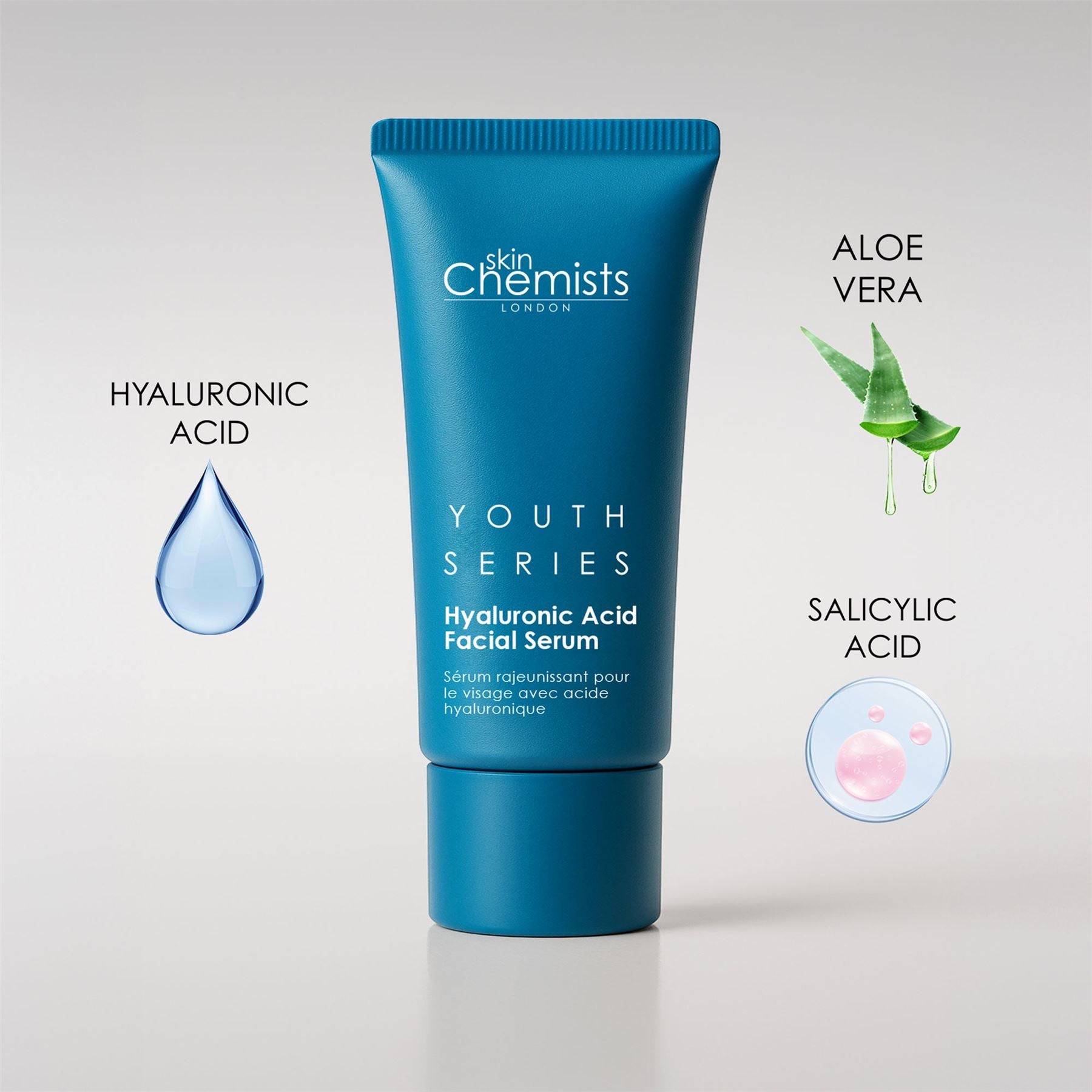 Sérum visage à l'acide hyaluronique 1,5 % de la gamme Jeunesse 30 ml