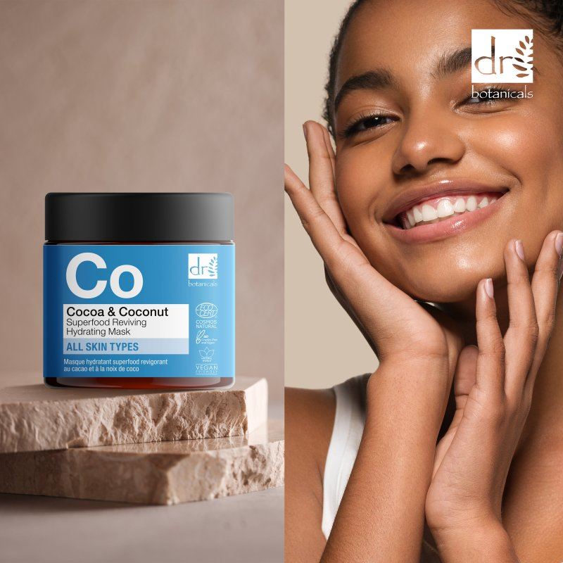 Masque hydratant revitalisant superalimentaire cacao et noix de coco 60 ml