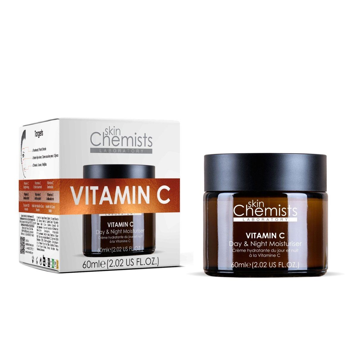 Crème de jour éclaircissante à la vitamine C 60 ml
