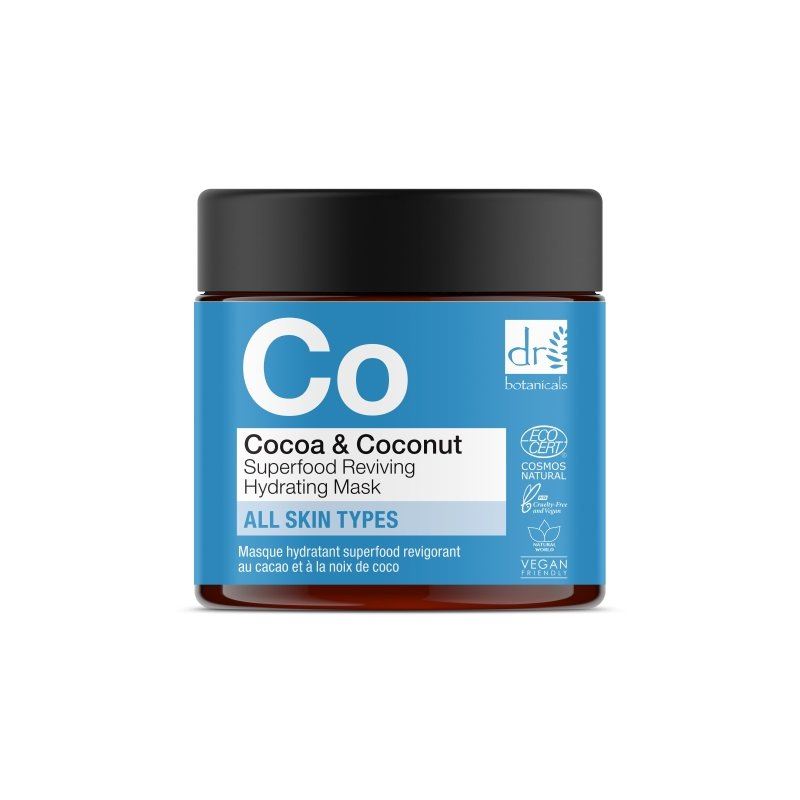 Revitalisierende Feuchtigkeitsmaske mit Kakao- und Kokosnuss-Superfood, 60 ml