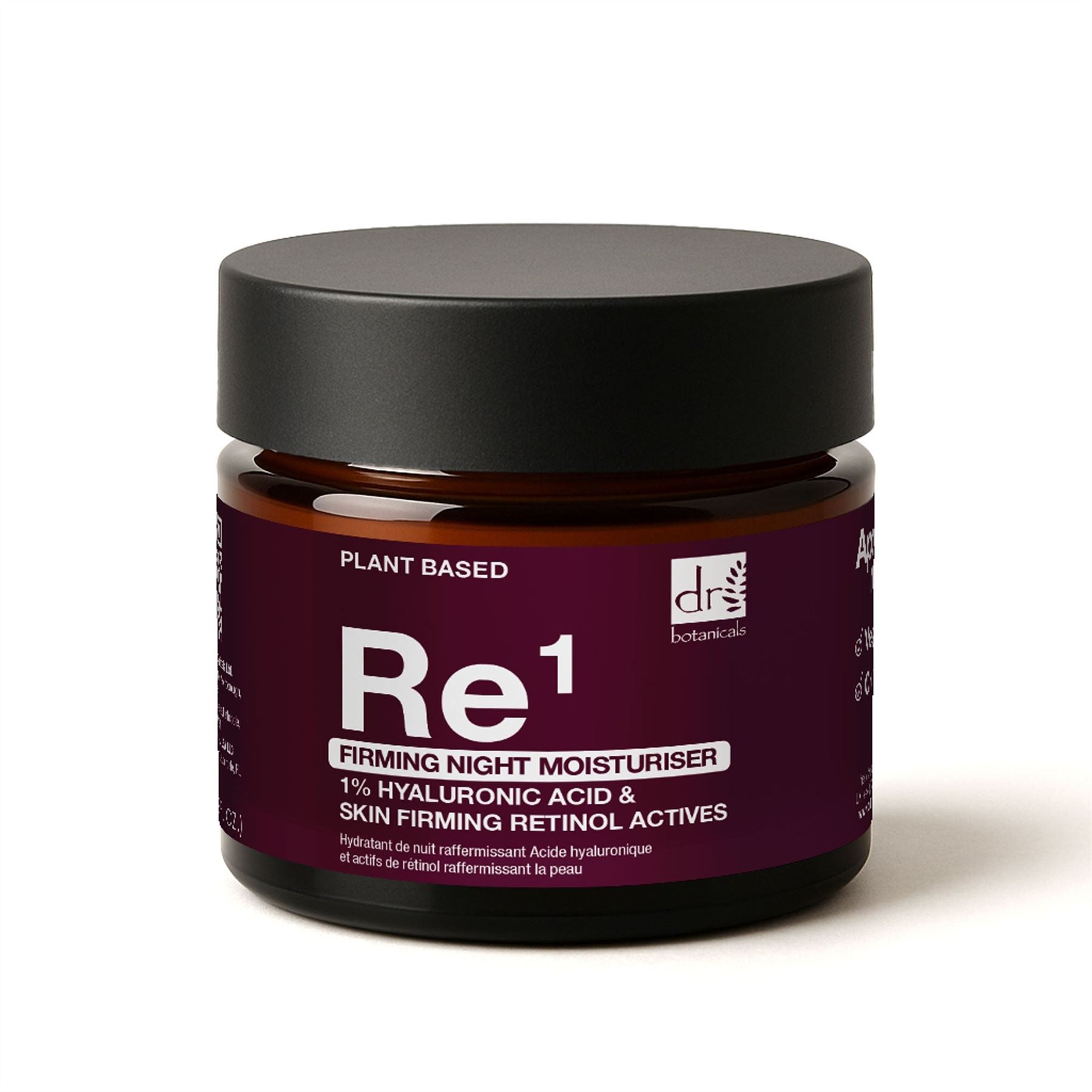 Crème de nuit raffermissante à 1 % d'acide hyaluronique et au rétinol (60 ml)
