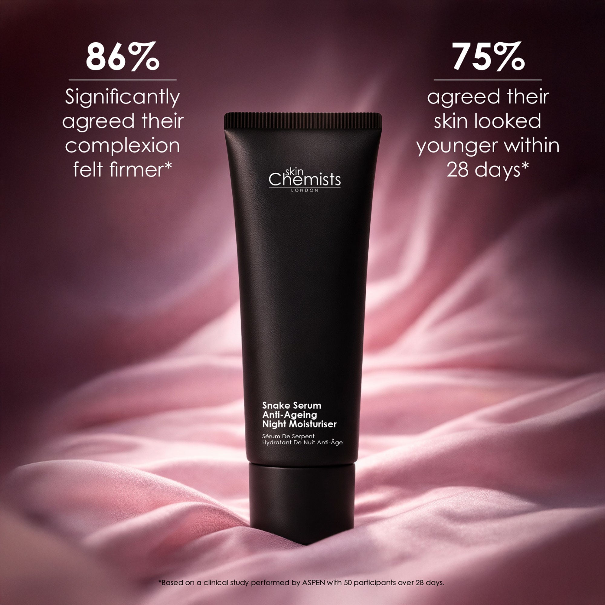 SkinChemists Soin de nuit anti-âge au venin de serpent 50 ml