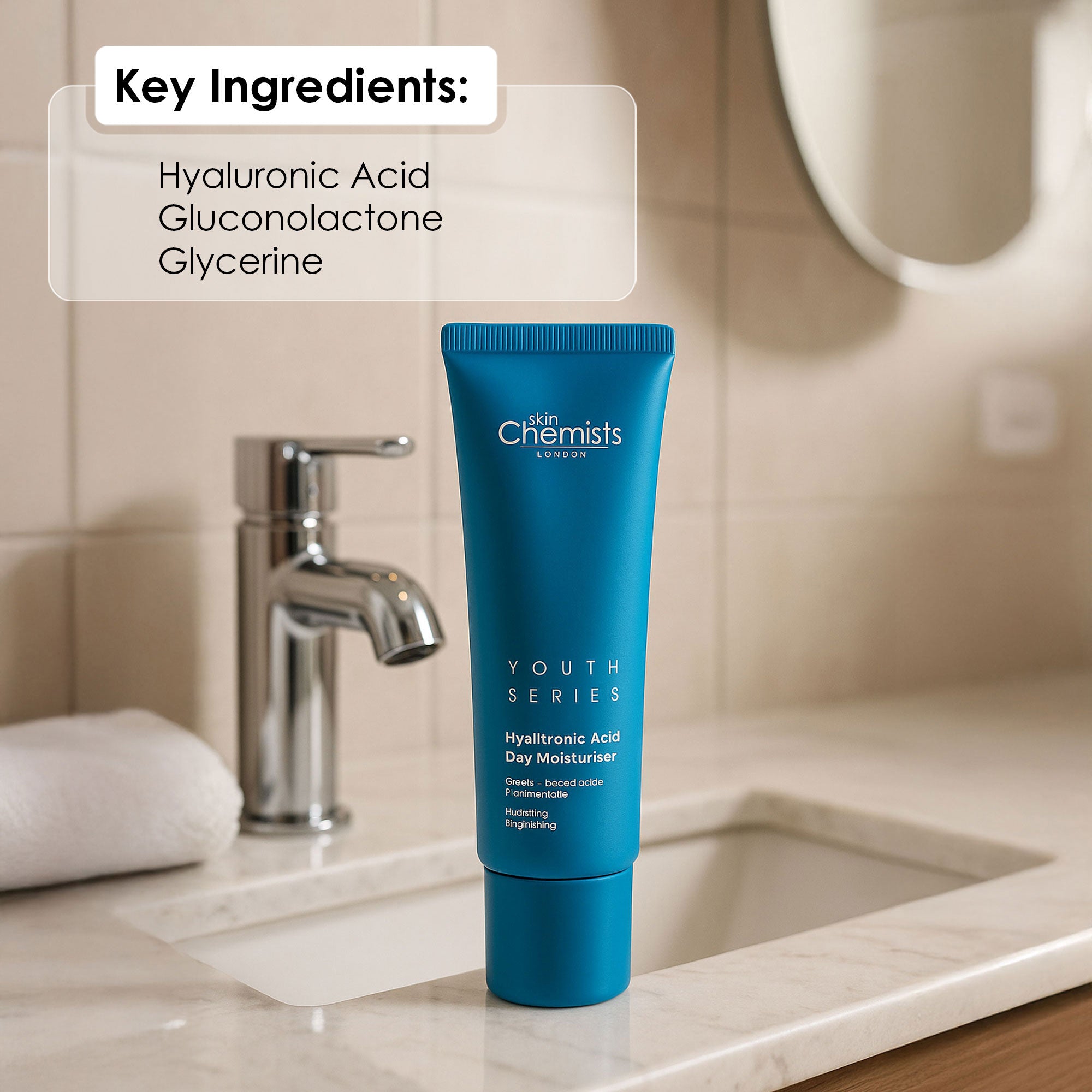 SkinChemists Crème de jour à l'acide hyaluronique 50 ml