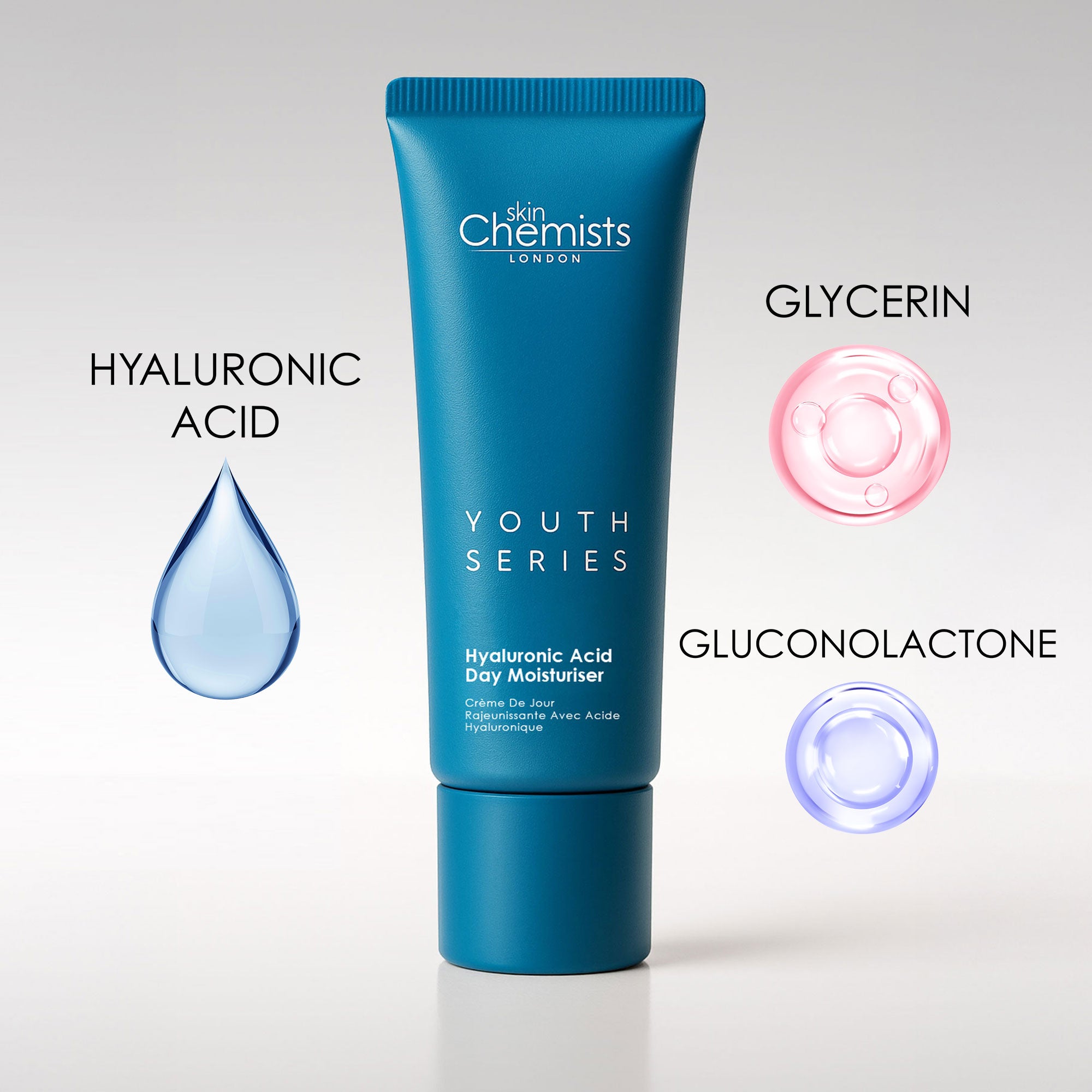 SkinChemists Crème de jour à l'acide hyaluronique 50 ml
