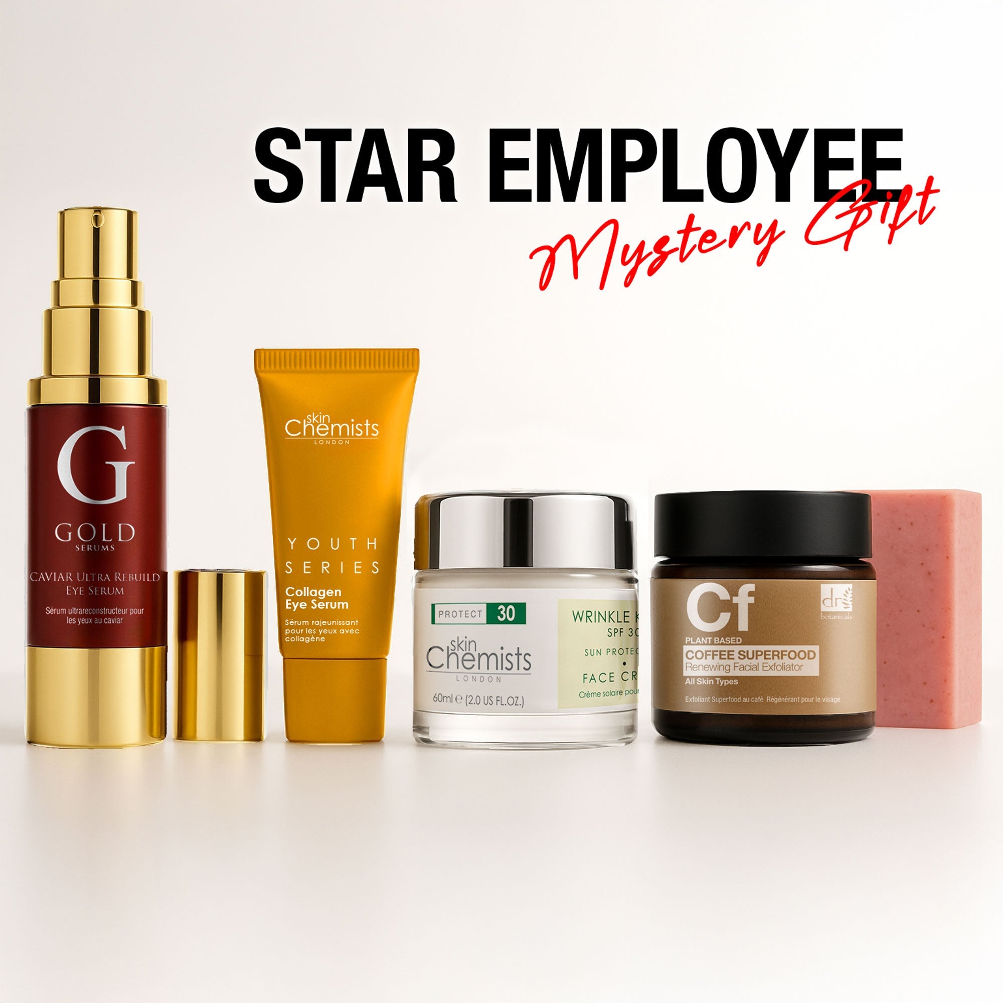 Coffret cadeau mystère beauté régénérant la peau pour employés de Star confirmés