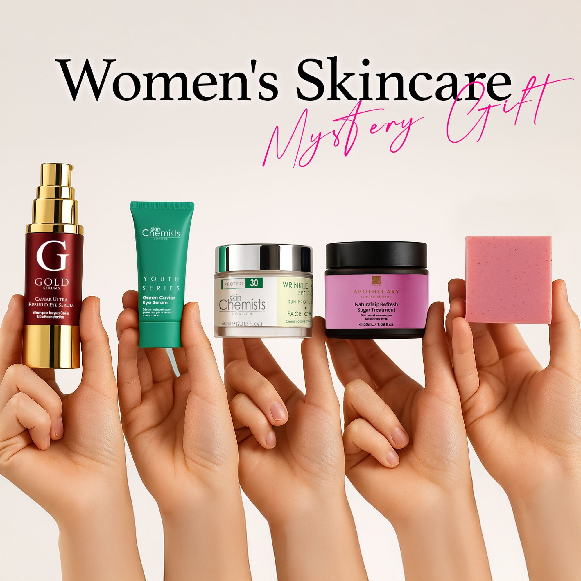 Coffret mystère beauté et soins de la peau pour femmes