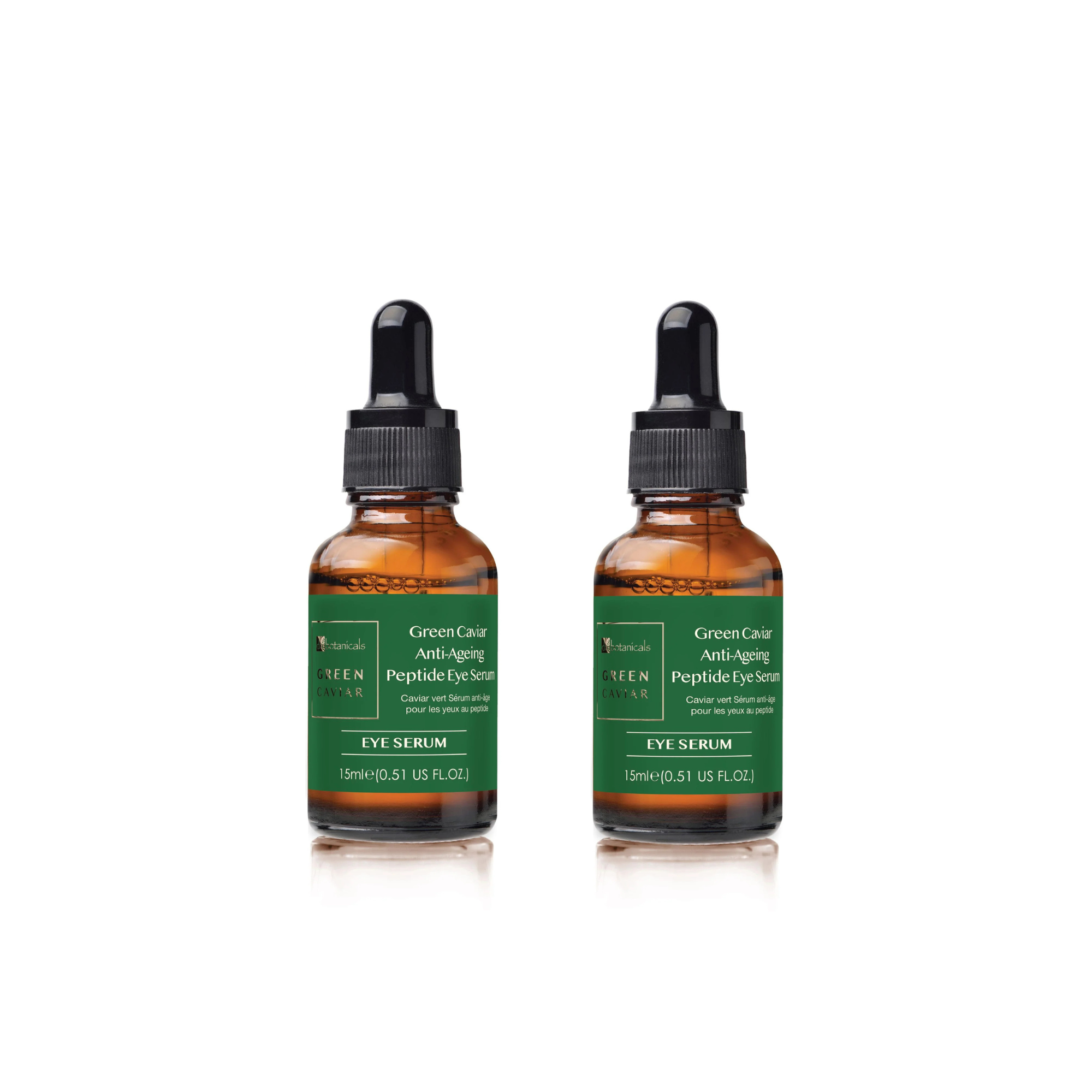 Green Caviar Anti-Ageing Peptide Eye Serum 15ml Twin Value Savings Pack