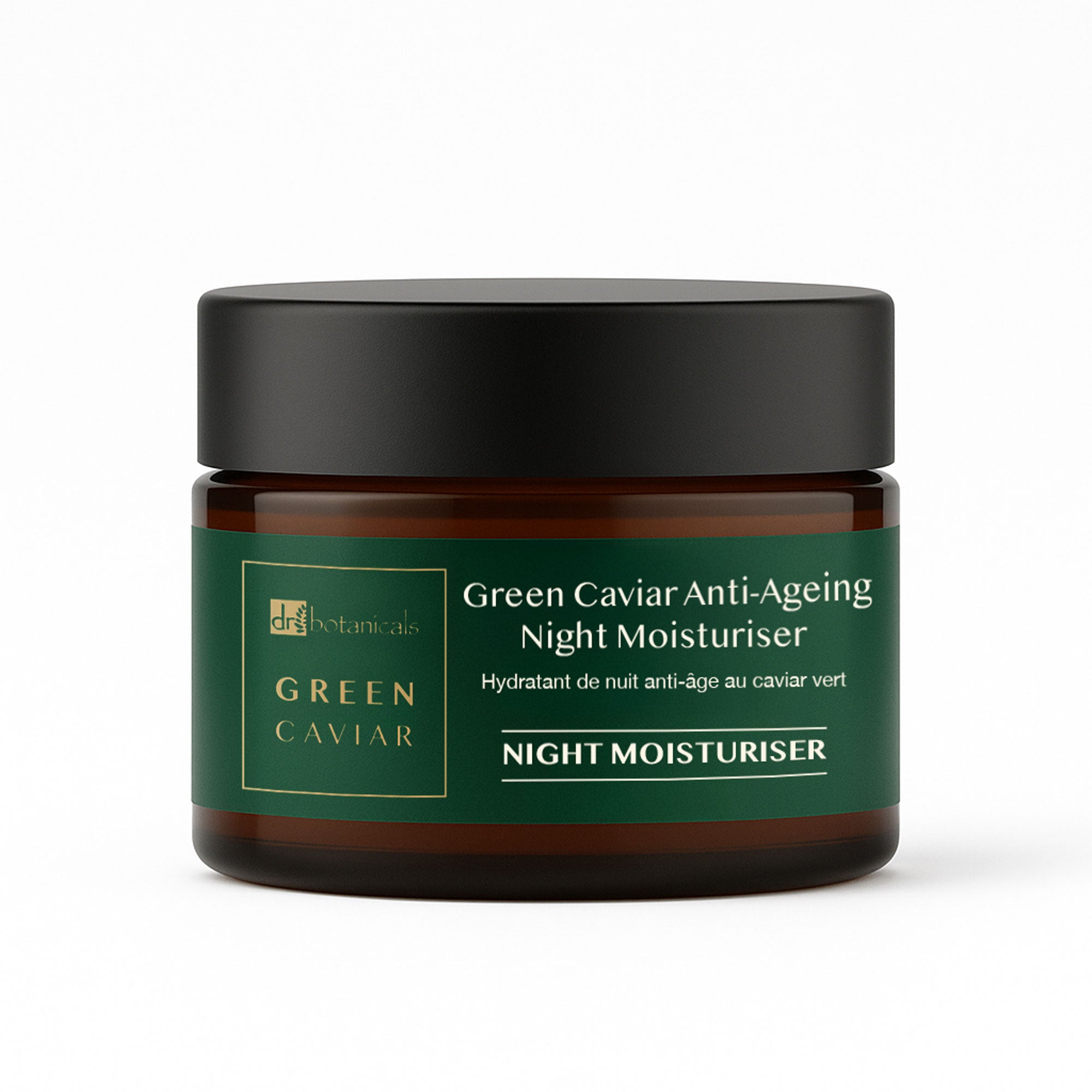 Crème de nuit antioxydante anti-âge au caviar vert et à l'huile d'argan 50 ml