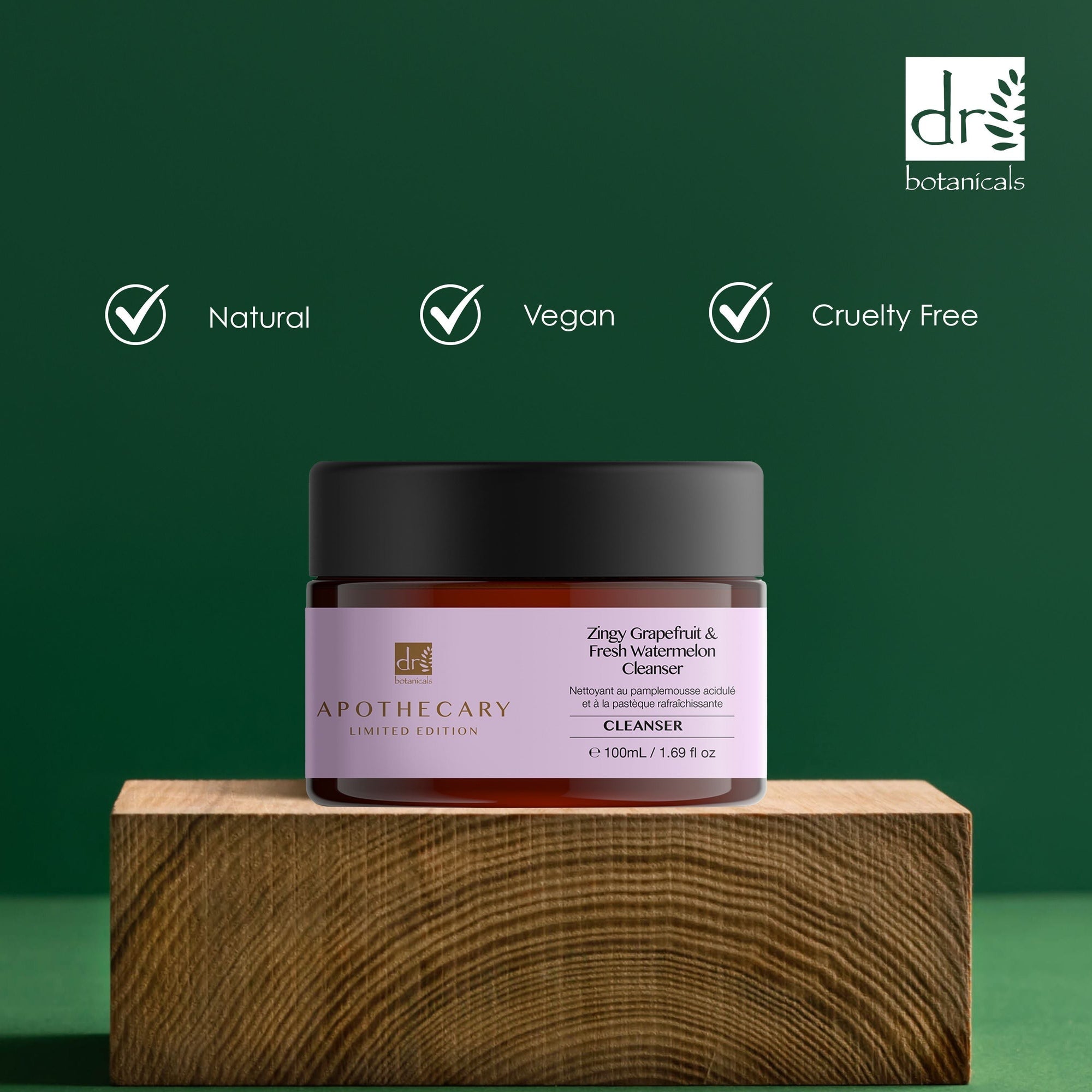 Spritzige Grapefruit- und frische Wassermelonen-Gesichtsreinigung 100 ml