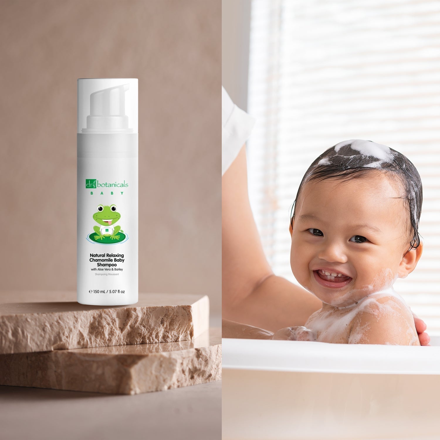 Shampoing bébé relaxant naturel à la camomille 150 ml