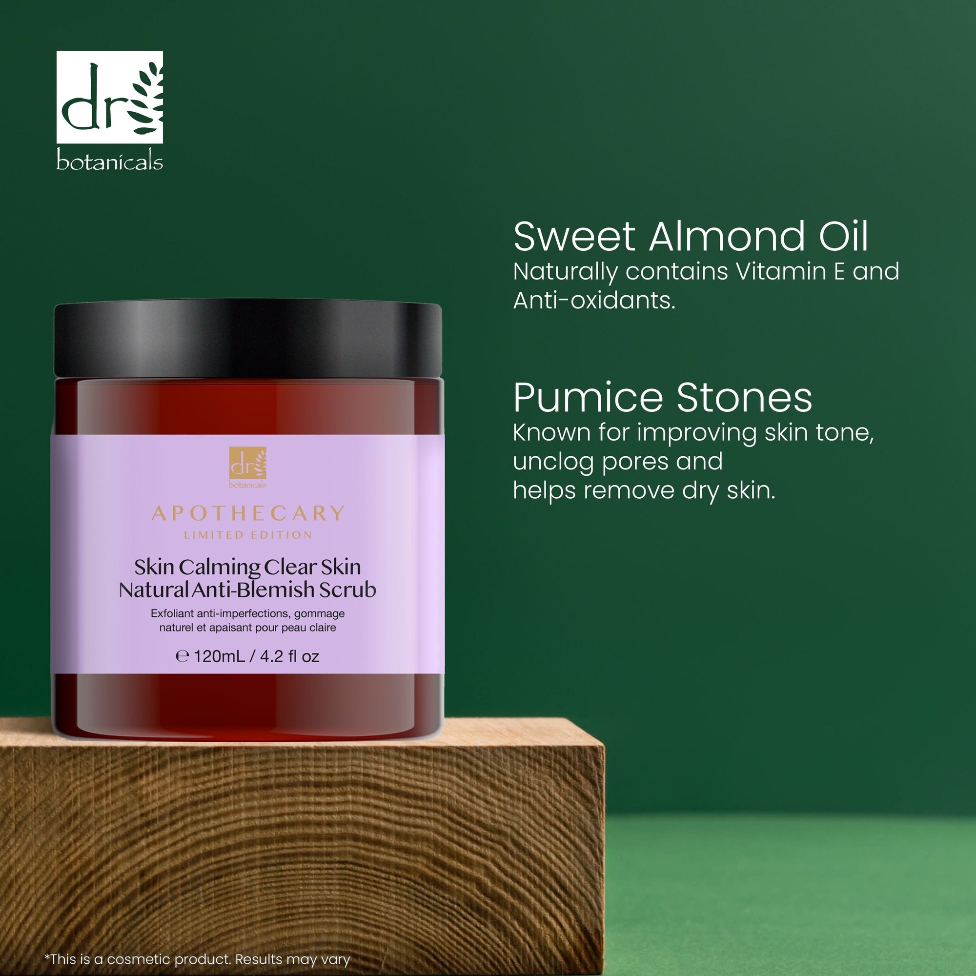 Gommage apaisant et purifiant naturel anti-imperfections 120 ml