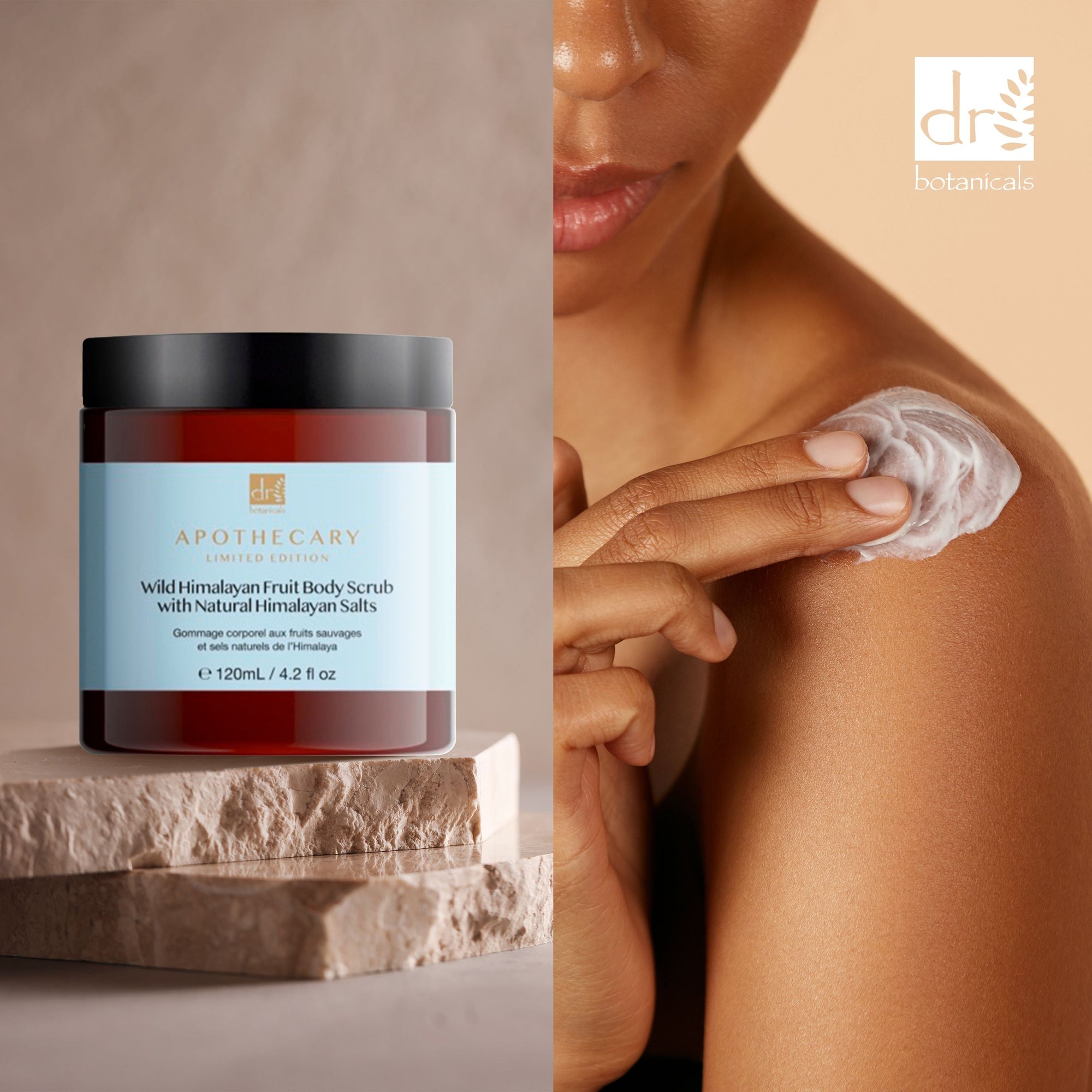 Gommage corporel aux fruits sauvages de l'Himalaya et aux sels naturels de l'Himalaya 120 ml