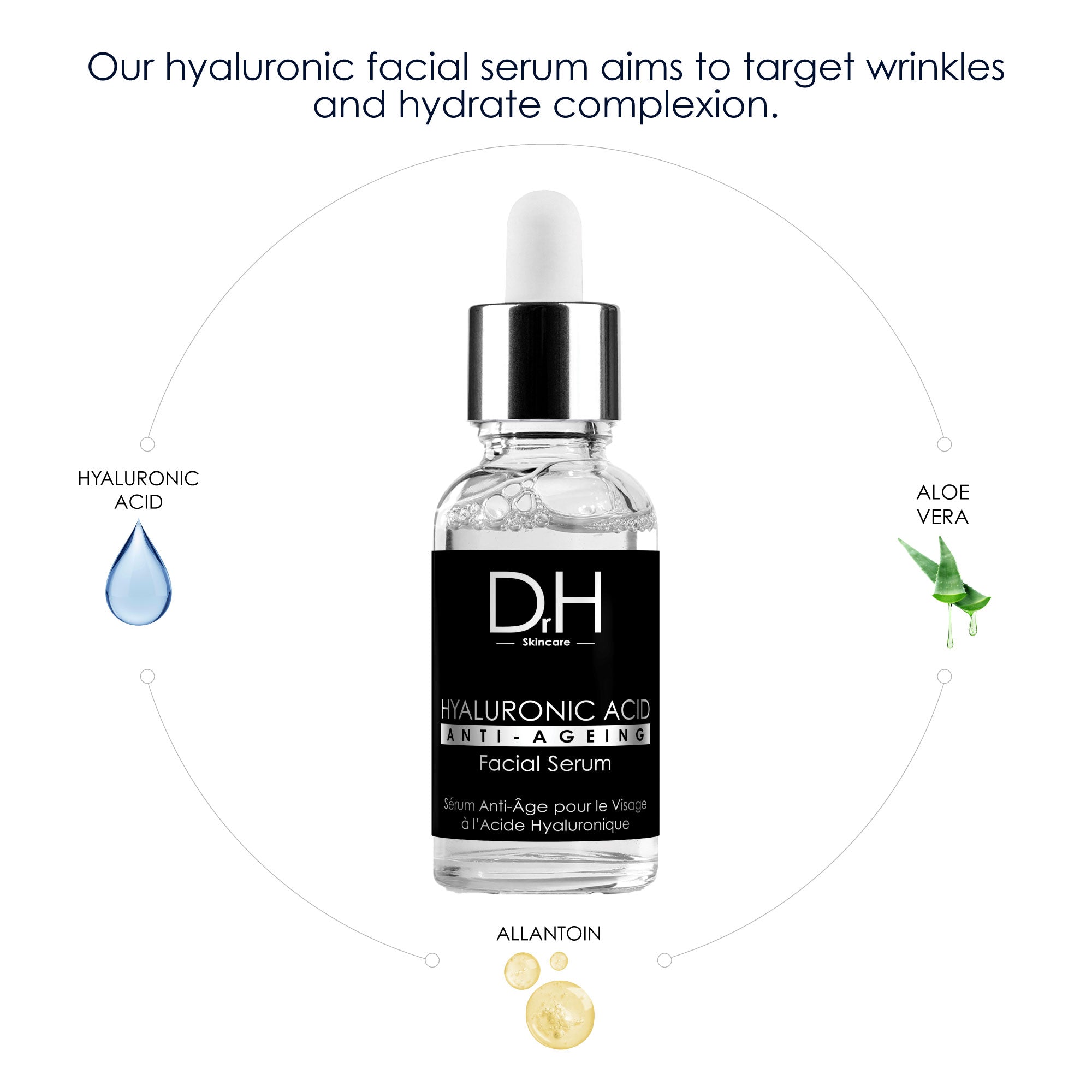 Anti-Aging Hyaluronsäure-Gesichtsserum 30 ml