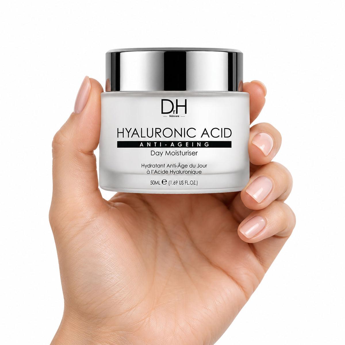 Crema idratante antietà da giorno all'acido ialuronico, 50ml