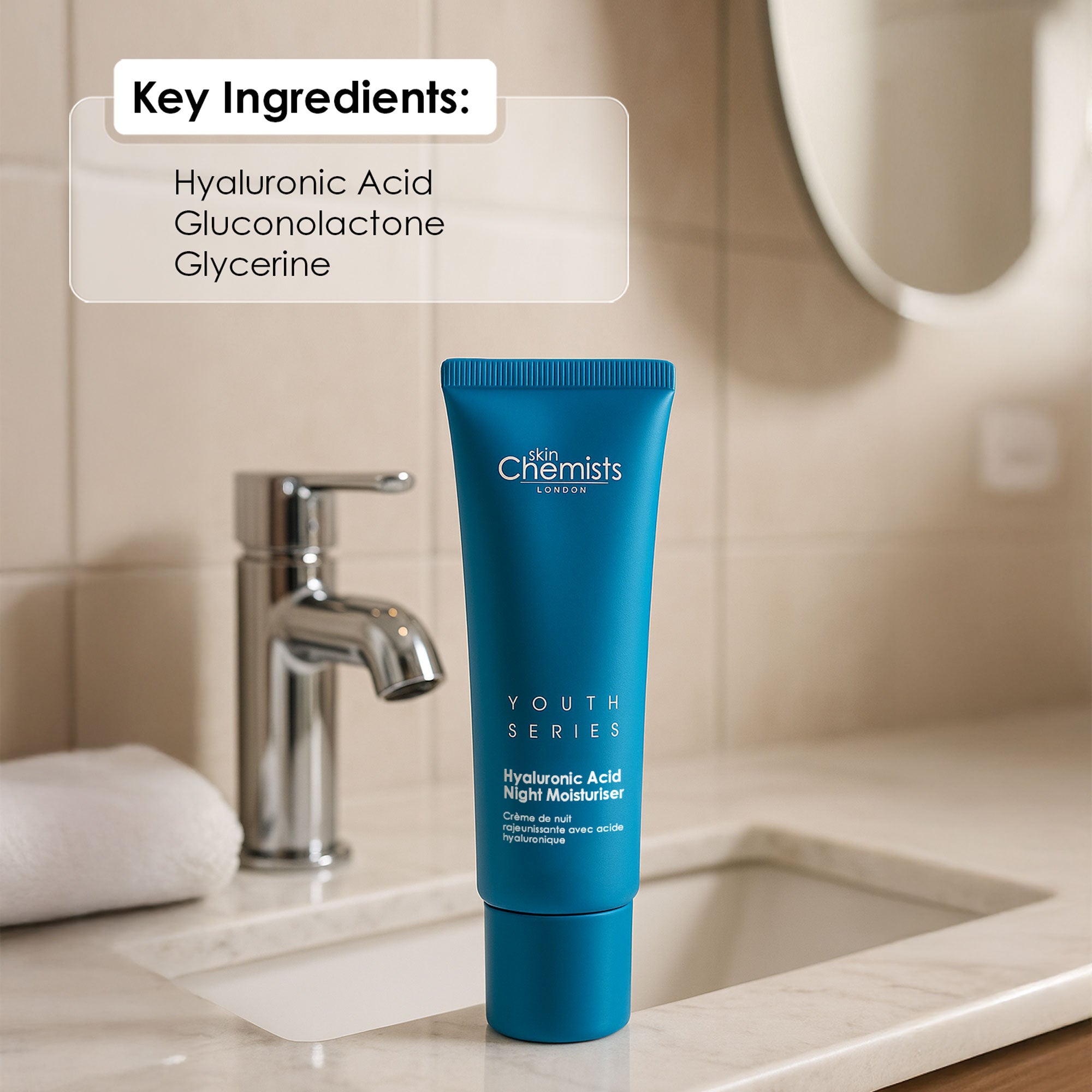 Youth Series 1% Hyaluronic Acid Night Moisturiser 50ml