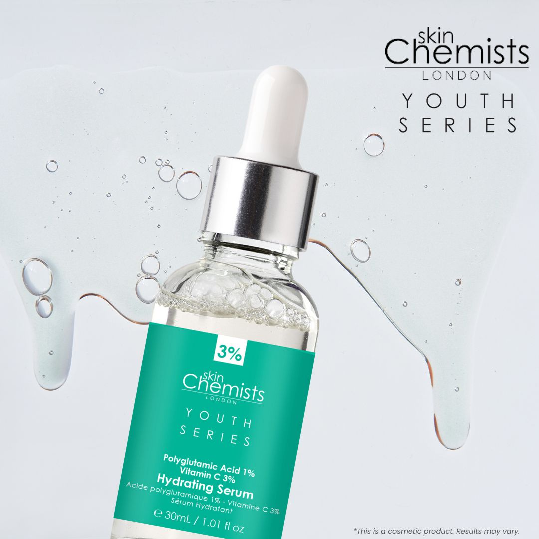 Sérum hydratant Youth Series à l'acide polyglutamique 1 %, à la vitamine C 3 % (30 ml)