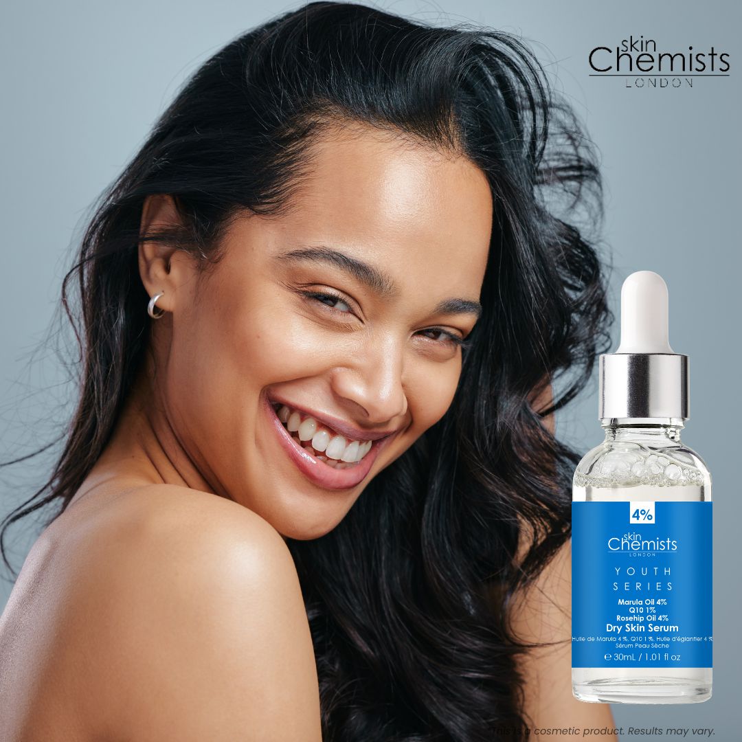 Sérum pour peaux sèches Youth Series à l'huile de marula 4 %, Q10 1 %, huile de rose musquée 4 % - Lot de 2 flacons de 30 ml
