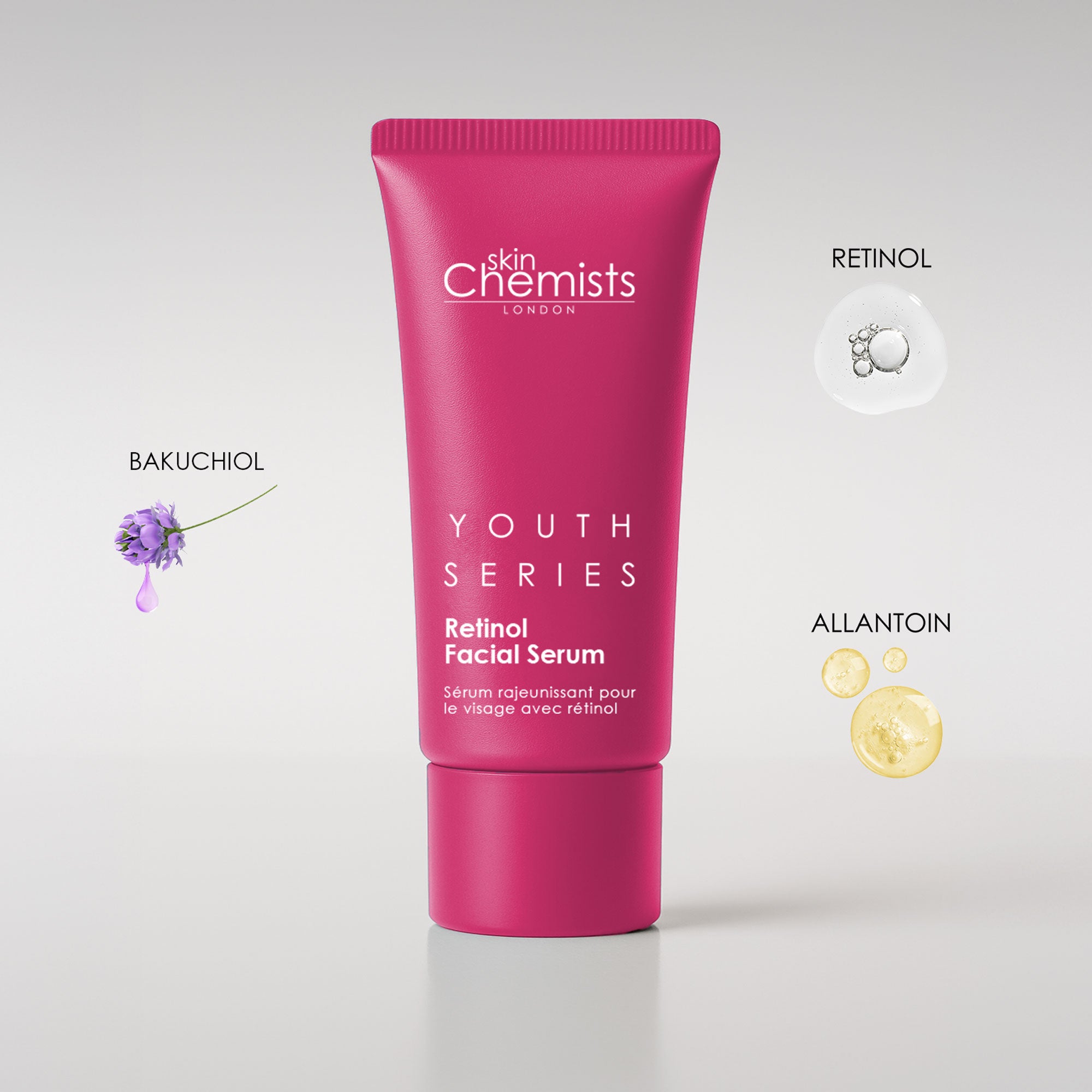 Sérum visage au rétinol et au bakuchiol Youth Series 30 ml