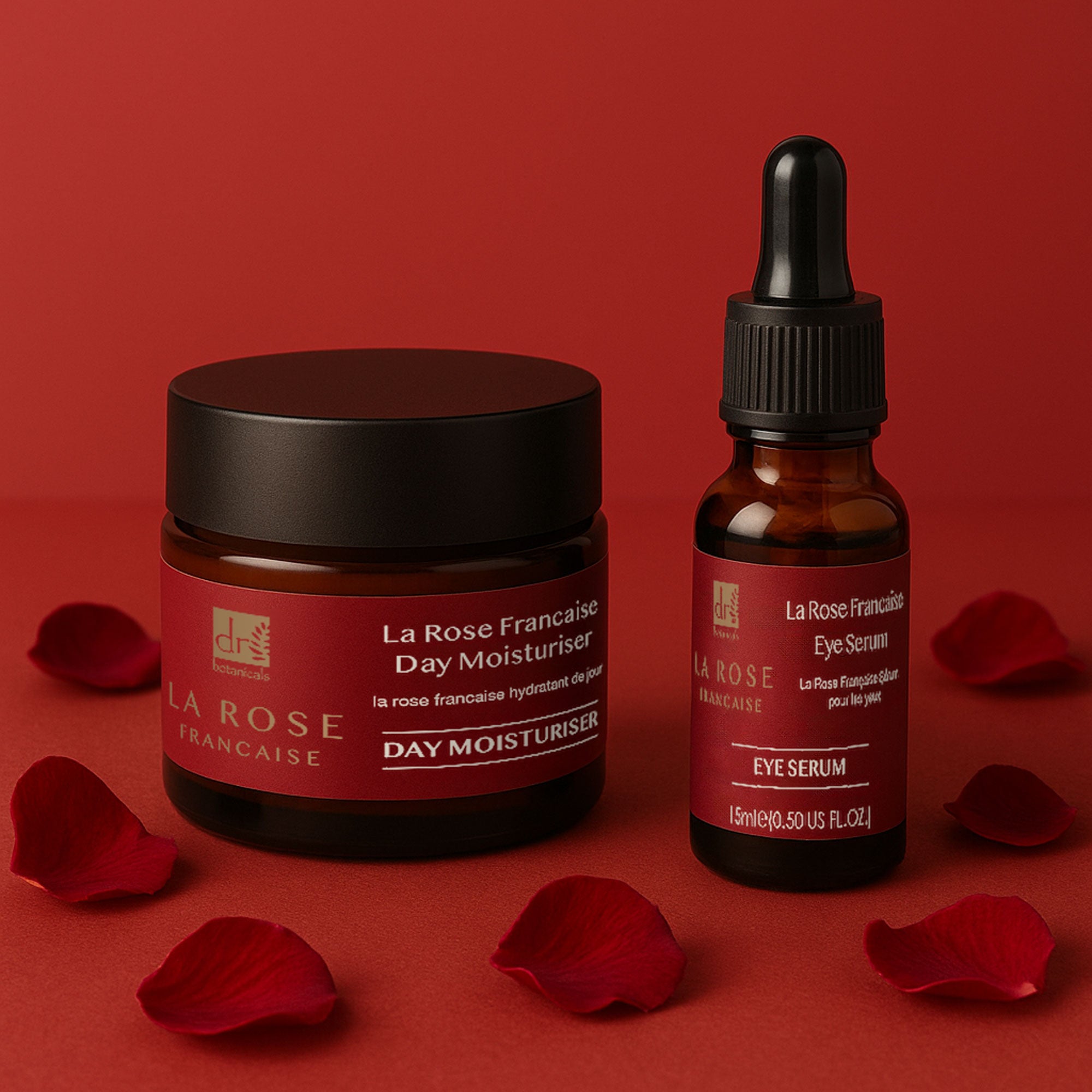 Kit Duo Hydratant & Sérum Yeux Anti-Âge La Rose Française