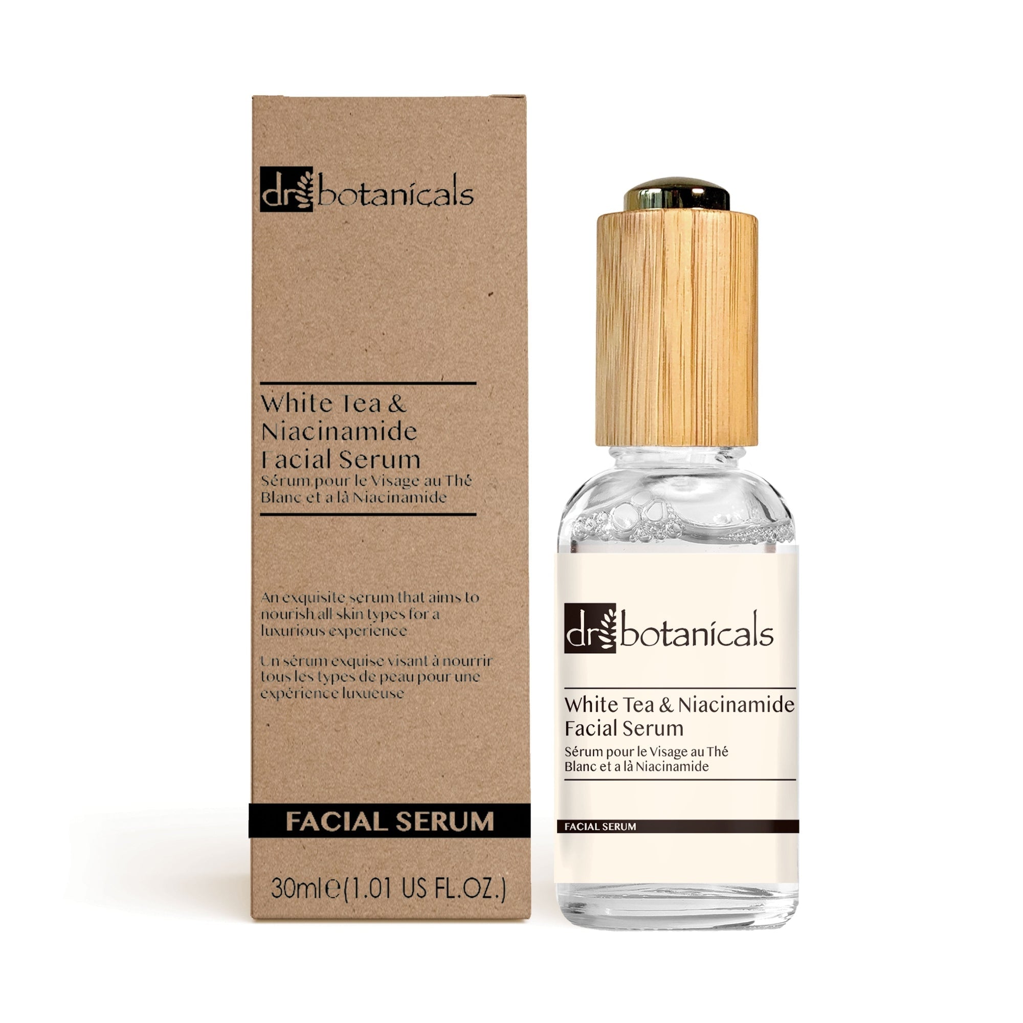 Sérum visage au thé blanc et à la niacinamide 30 ml