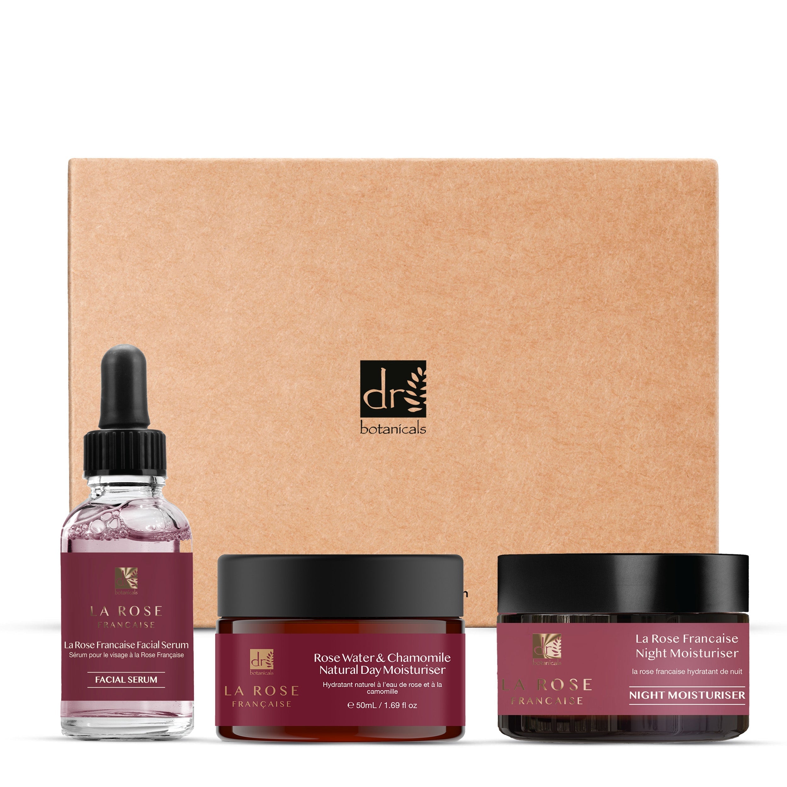 DB La Rose Française - Day Moisturiser, Night Moisturiser and Facial Serum