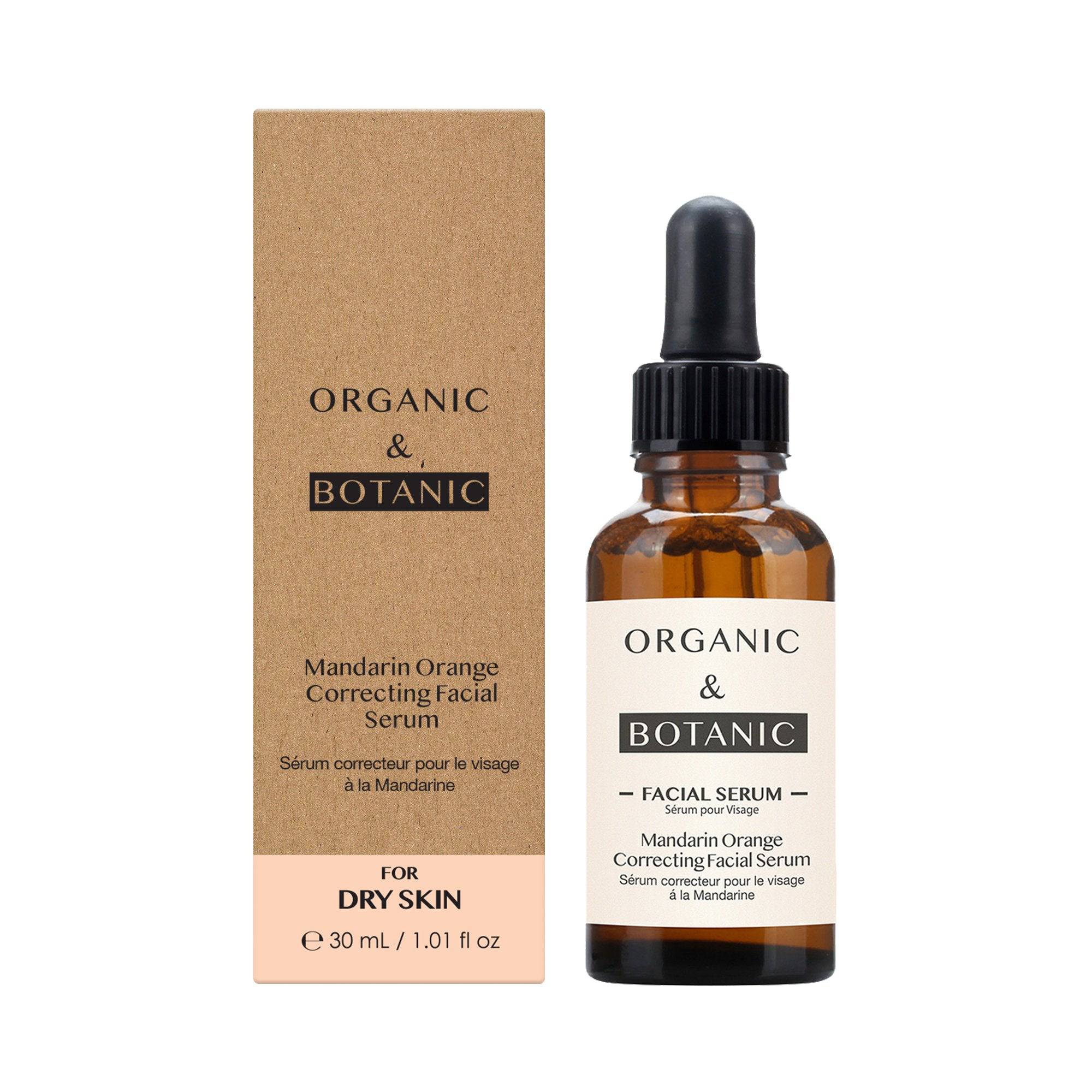 Sérum correcteur visage à l'orange mandarine 30 ml