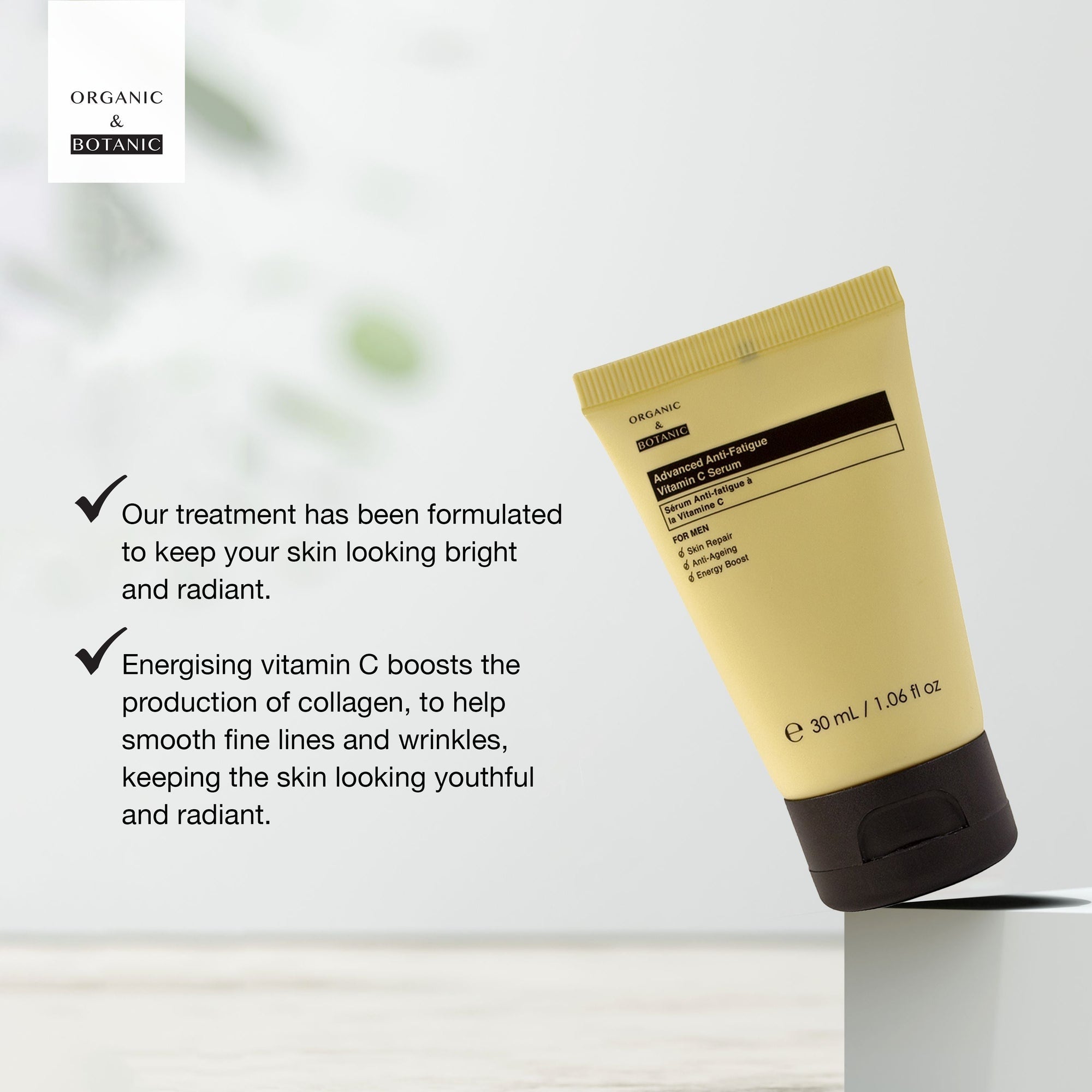 Sérum anti-fatigue avancé à la vitamine C pour hommes 30 ml