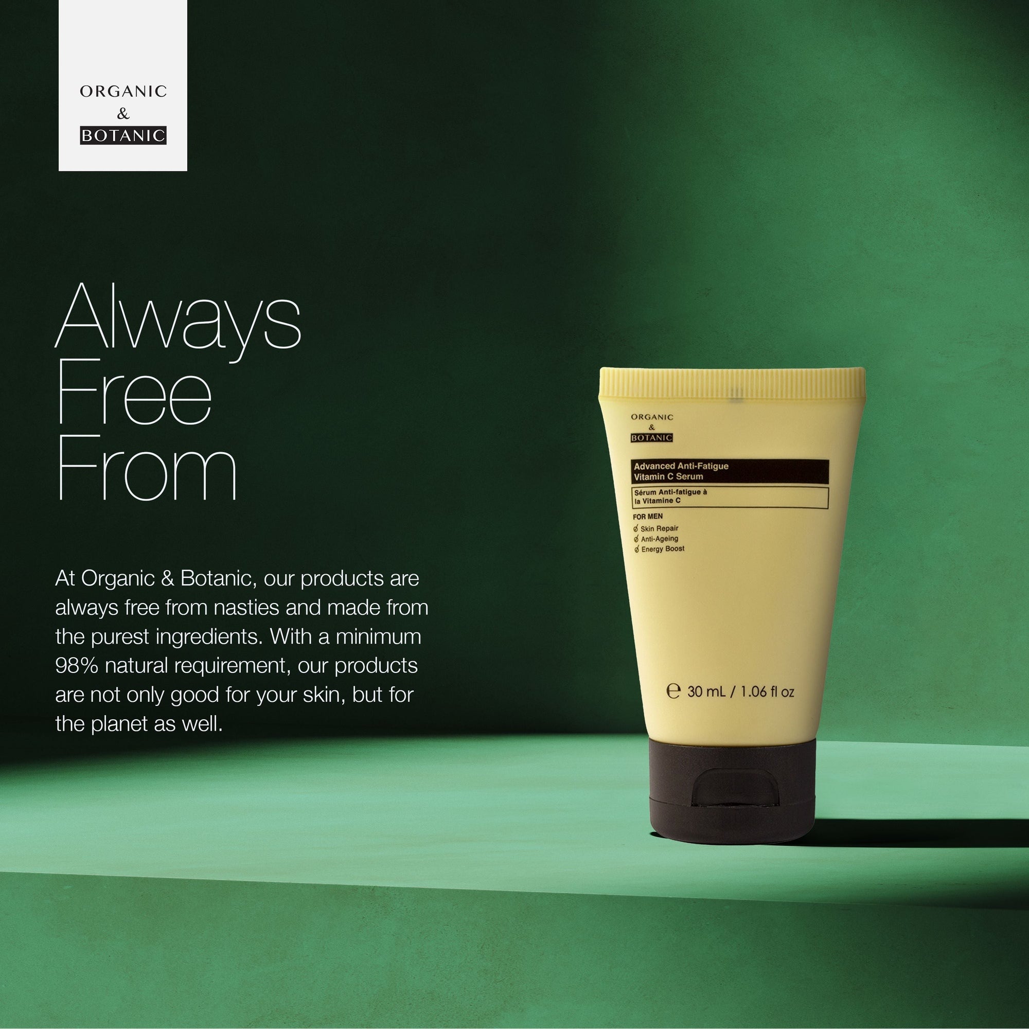 Sérum anti-fatigue avancé à la vitamine C pour hommes 30 ml