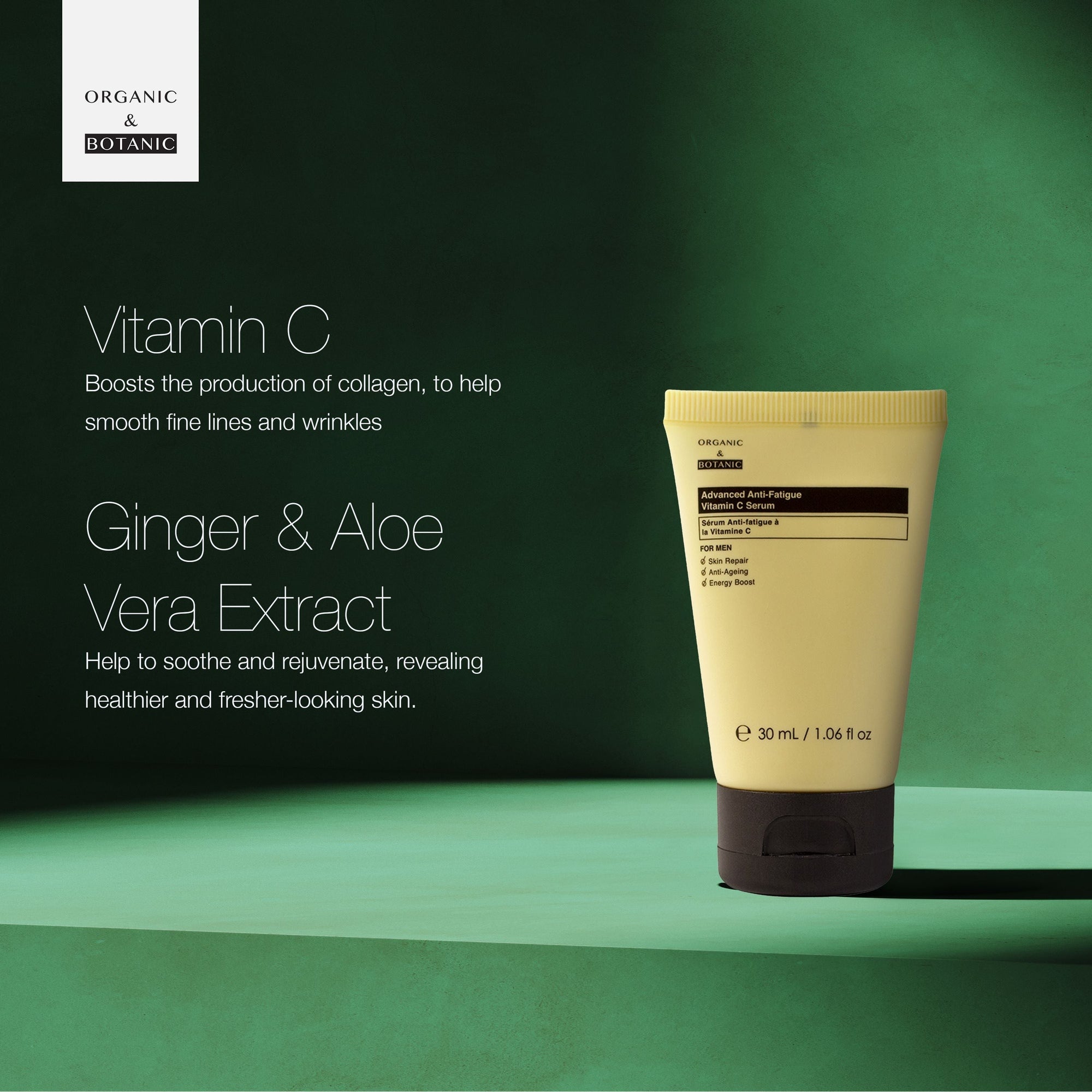 Sérum anti-fatigue avancé à la vitamine C pour hommes 30 ml