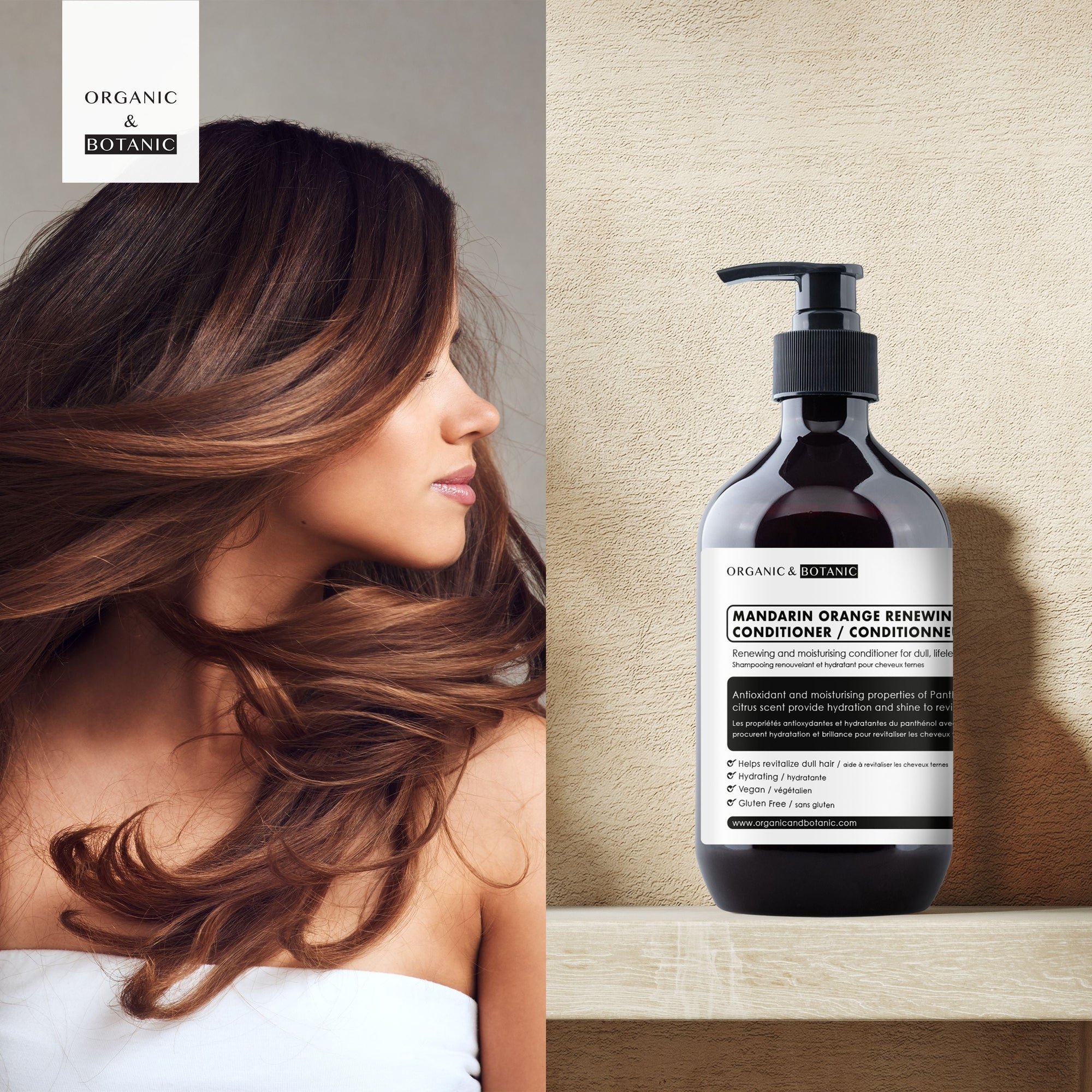 Après-shampoing régénérant à l'orange mandarine 500 ml