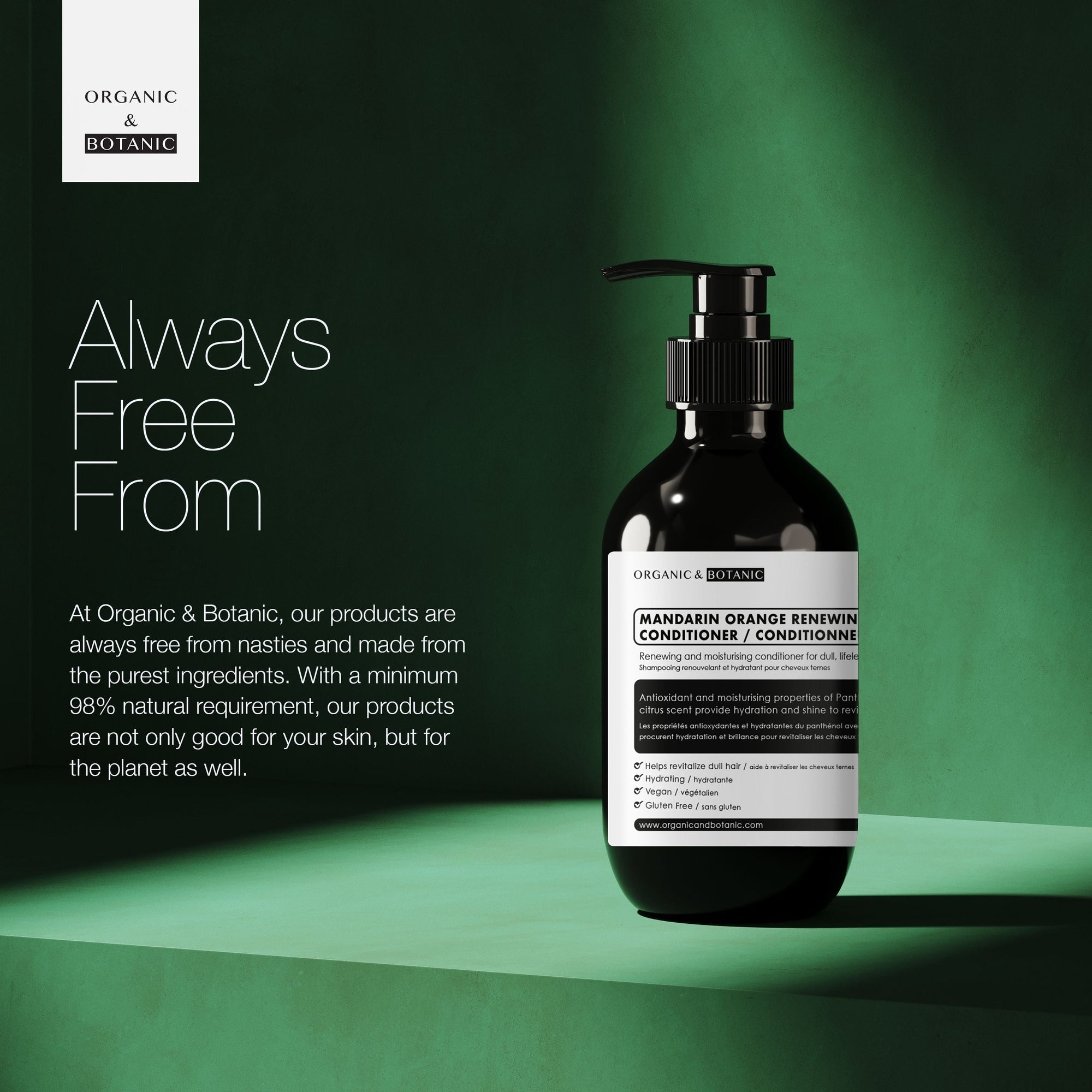 Après-shampoing régénérant à l'orange mandarine 500 ml