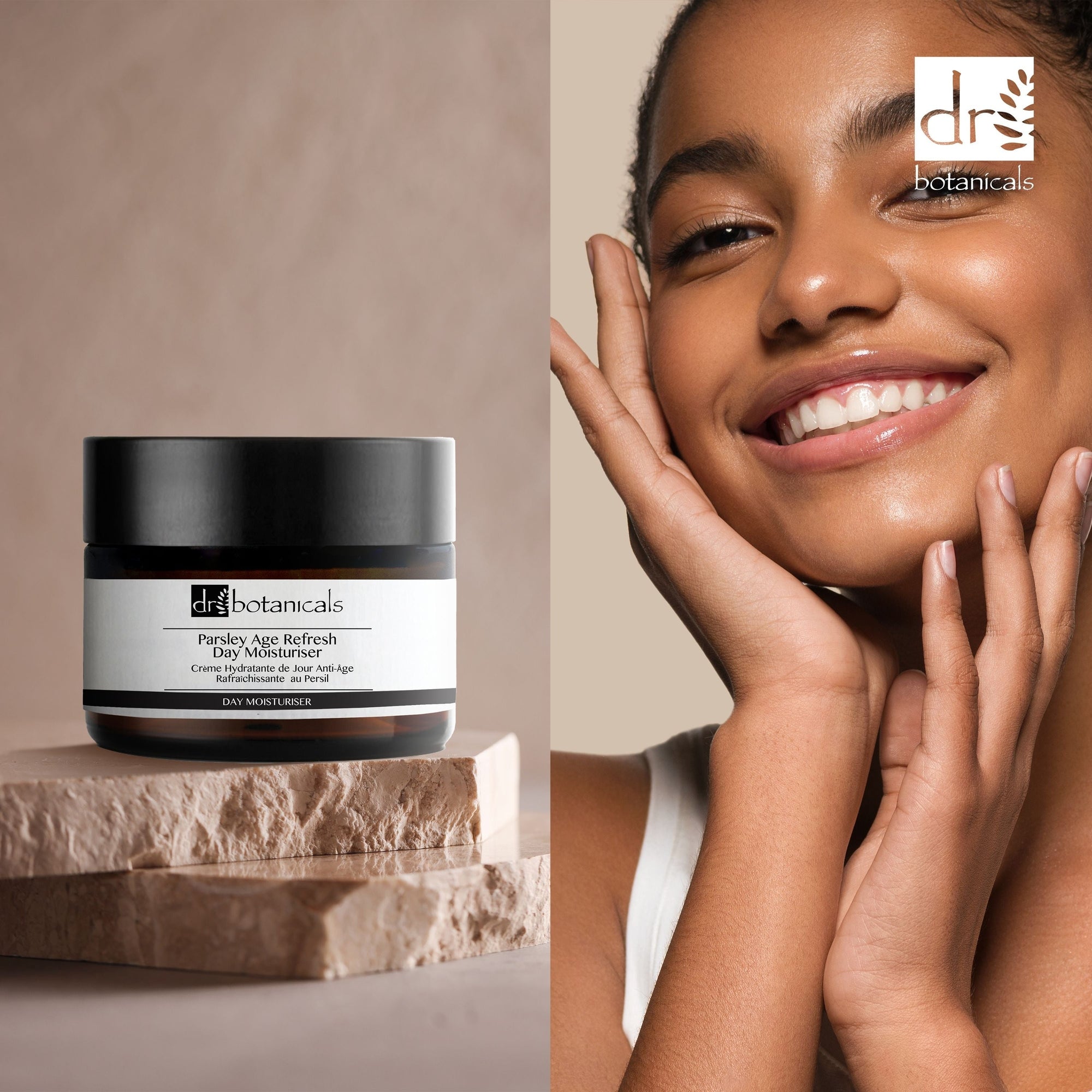 Lot de 2 crèmes hydratantes anti-âge au persil, 50 ml, à prix avantageux