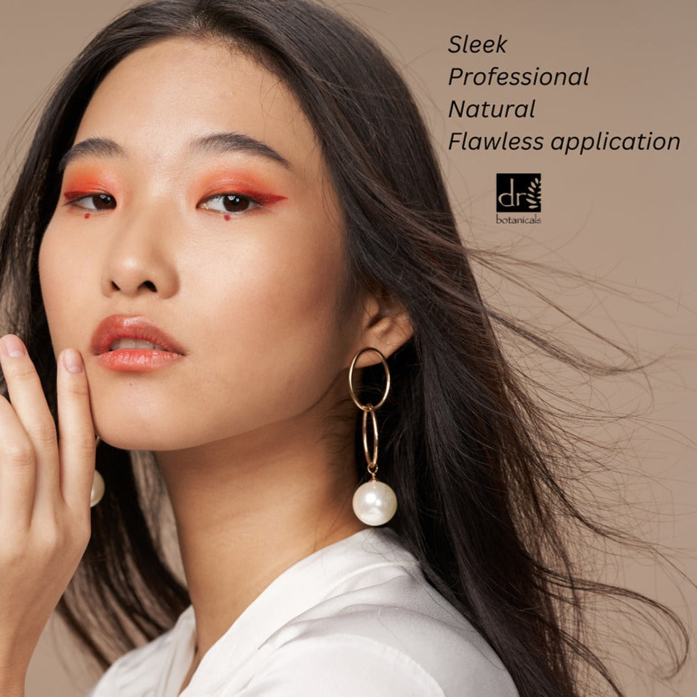 Pinceaux à blush effet marc de café, lot de 2, offre économique